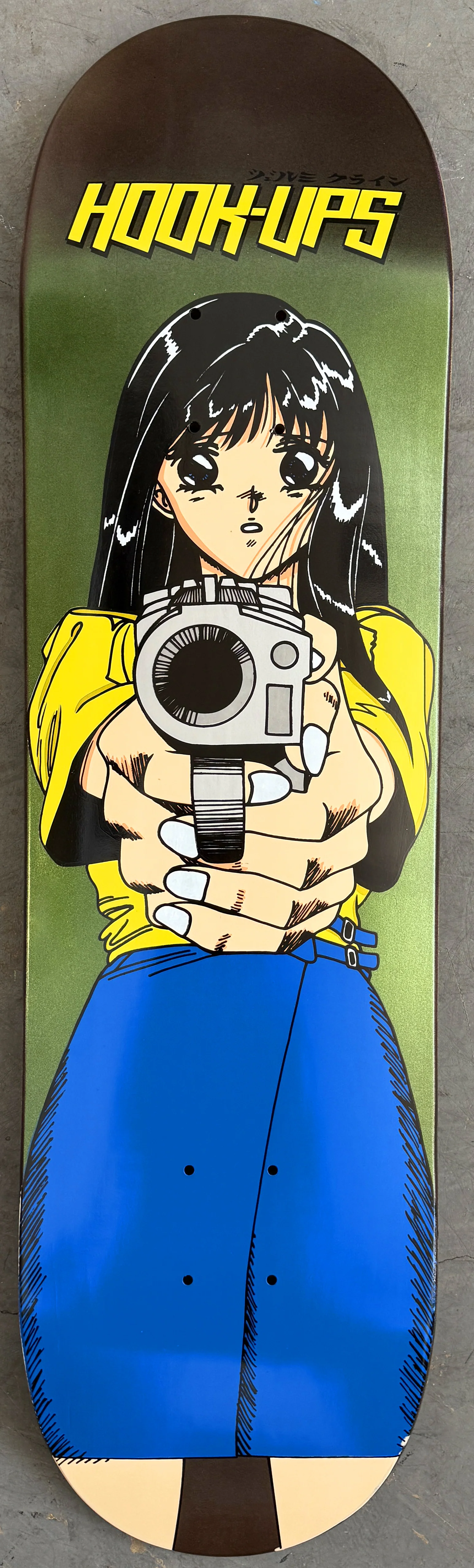 1 of 1 SIGNED Barrel of a Gun - 8.25 X 32.25 HAND PAINTED GREEN COLOR-SHIFT - Image 6