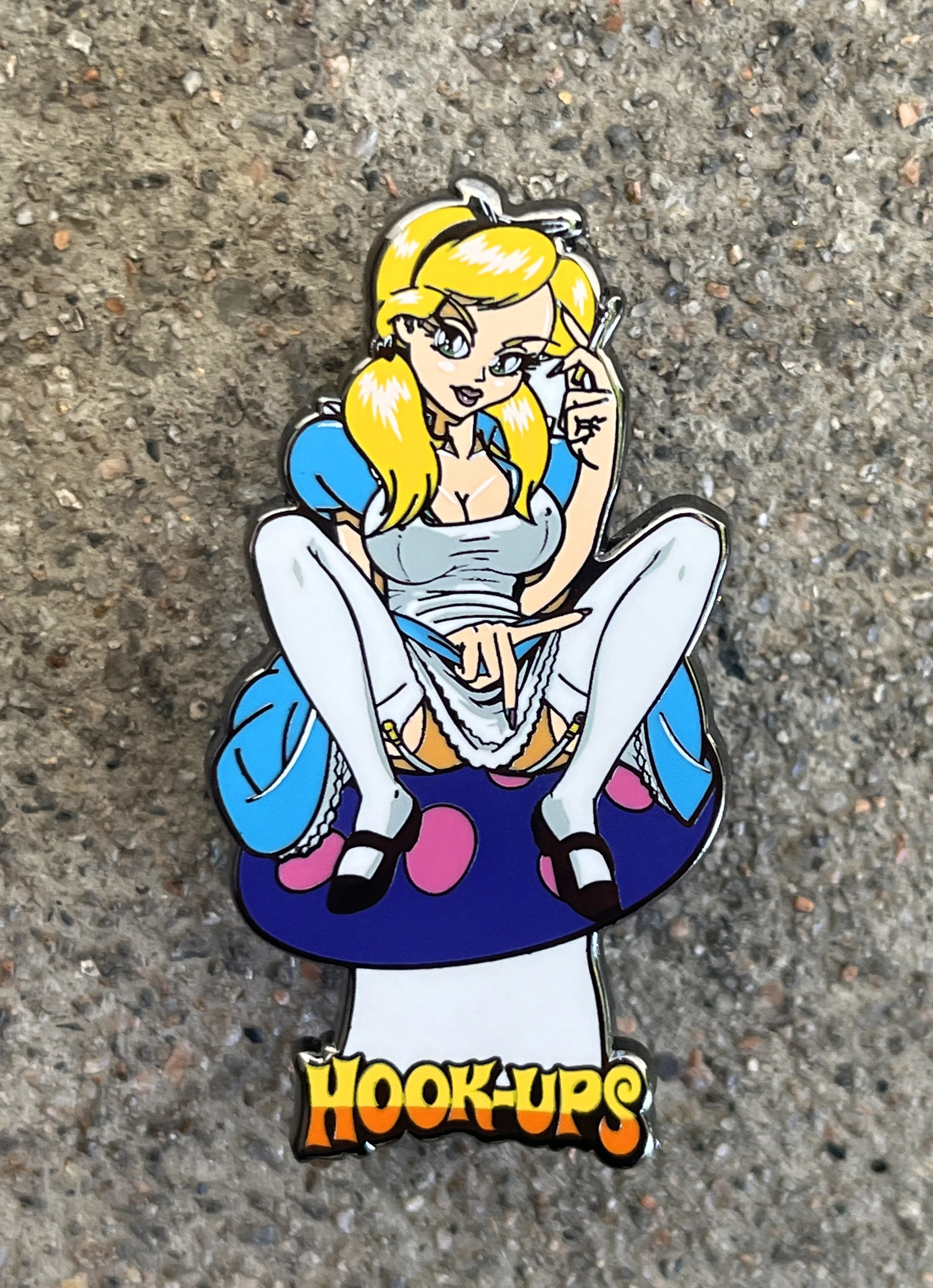 Alice hard enamel pin - Image 2