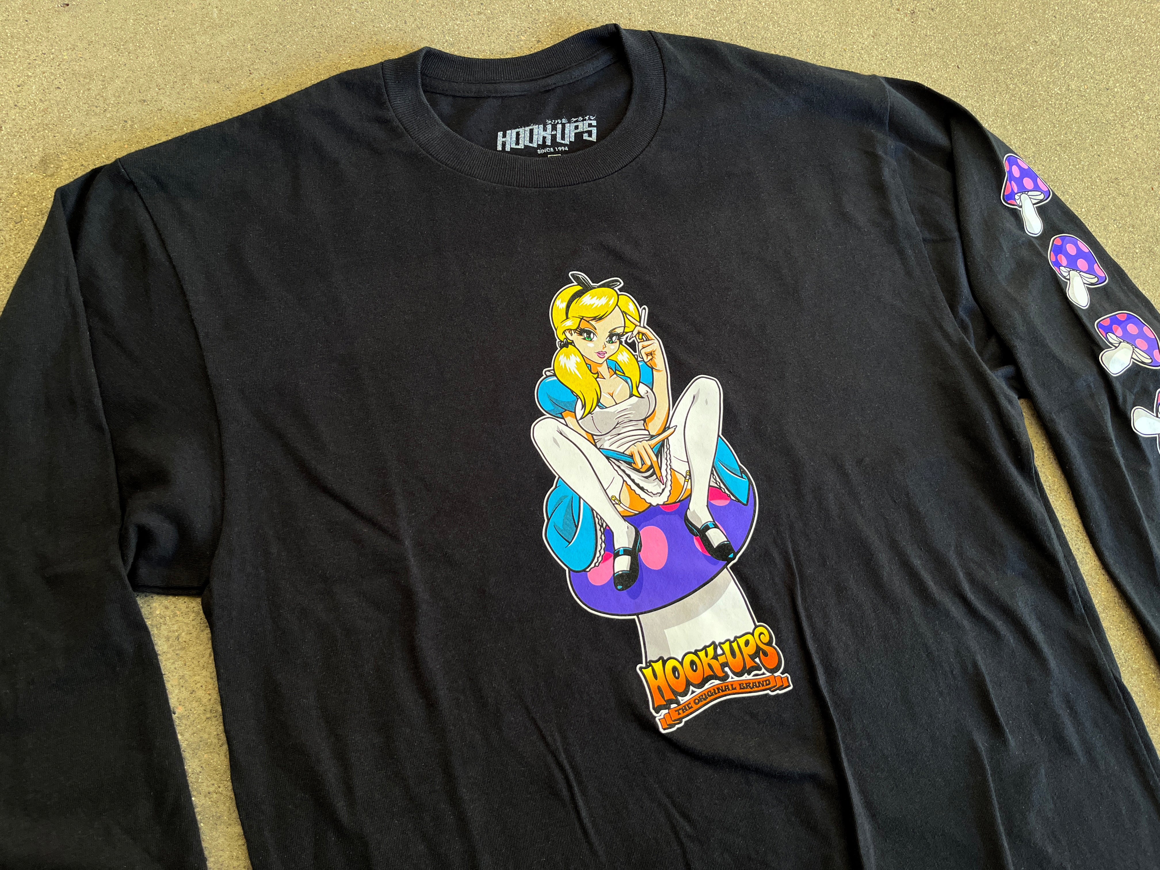 Alice LONG SLEEVE t-shirt BLACK - Image 2