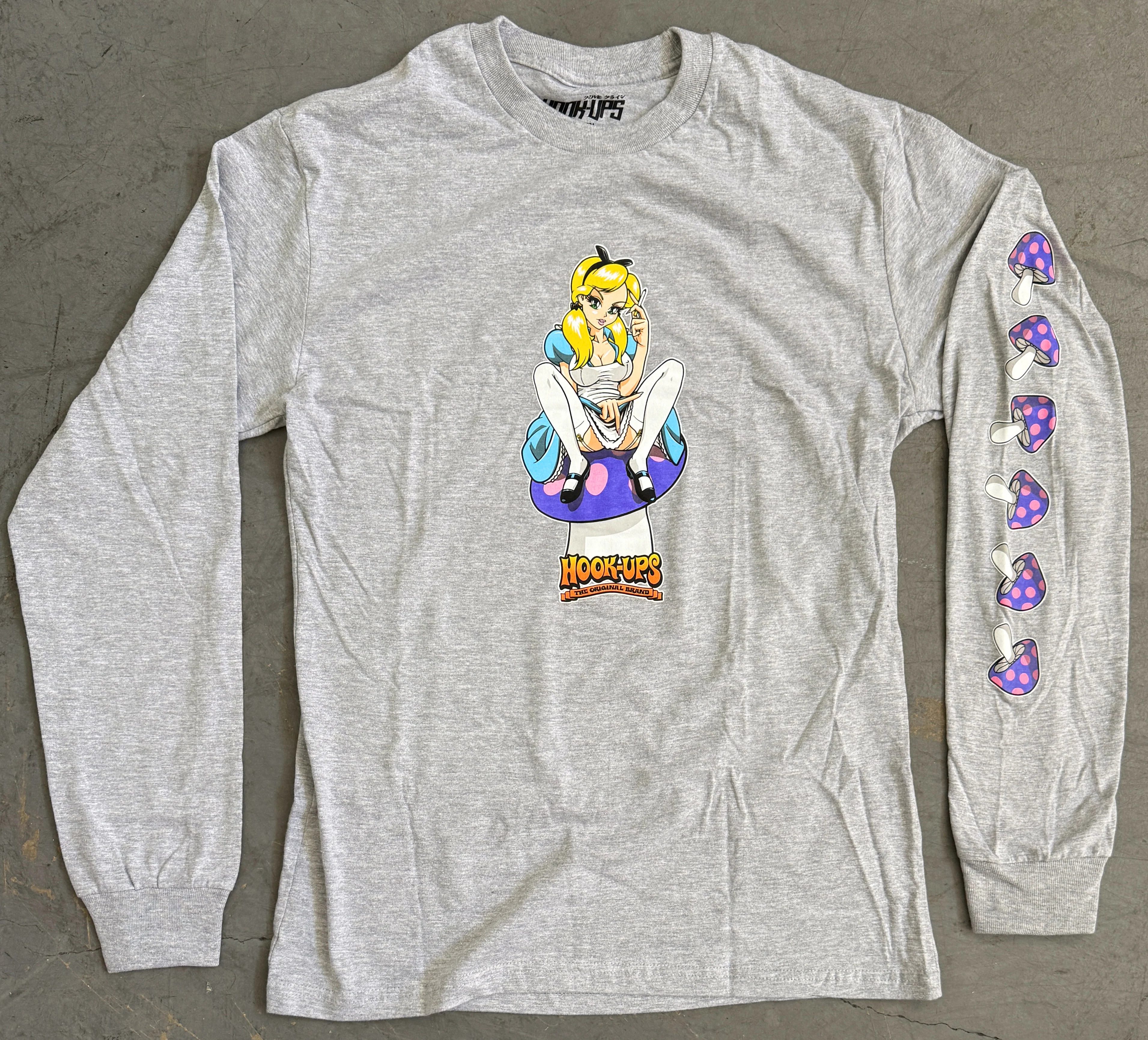 Alice LONG SLEEVE t-shirt GREY - Image 3