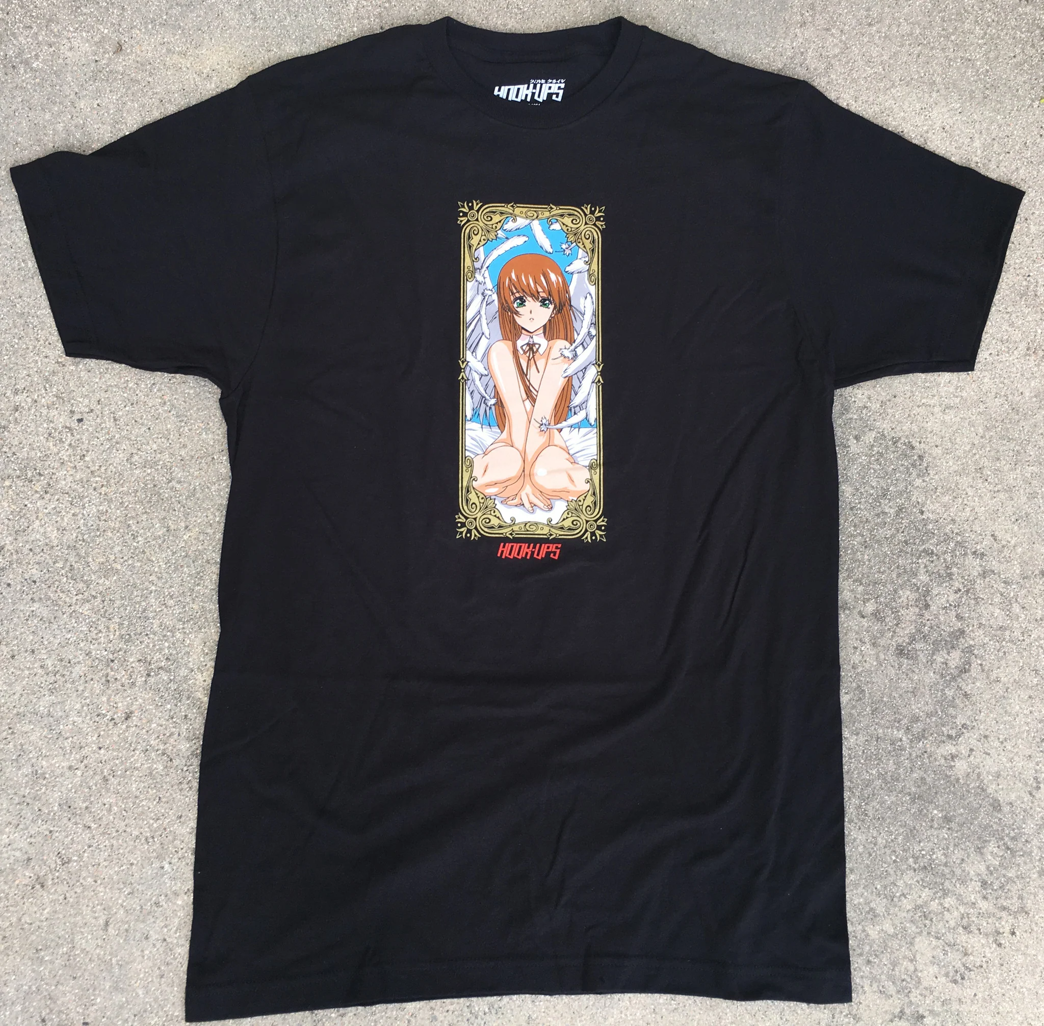 Angel Girl T-shirt - BLACK - Image 2