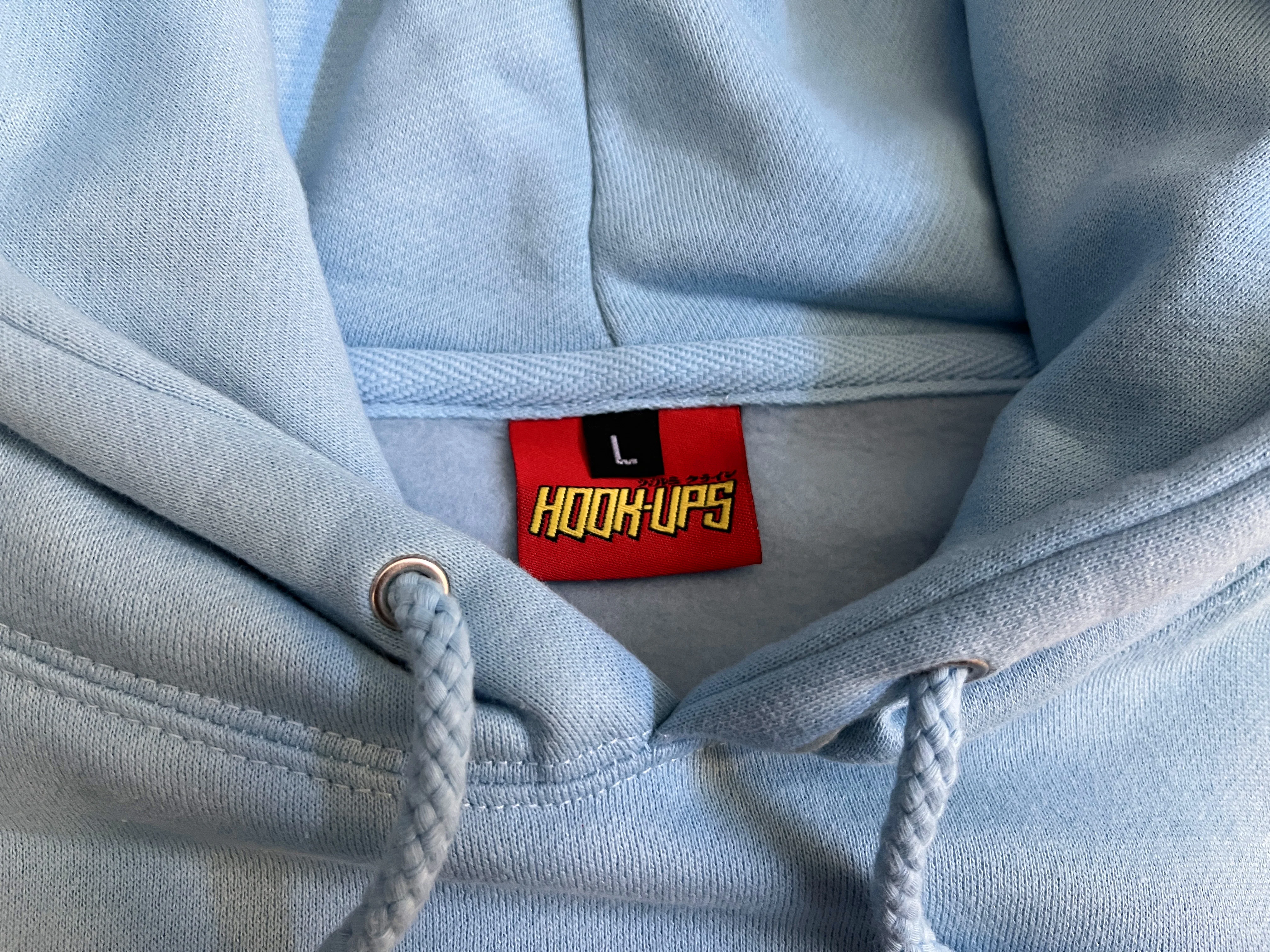 Barrel of a Gun HEAVYWEIGHT HOODED SWEATSHIRT - AQUA BLUE - Image 4