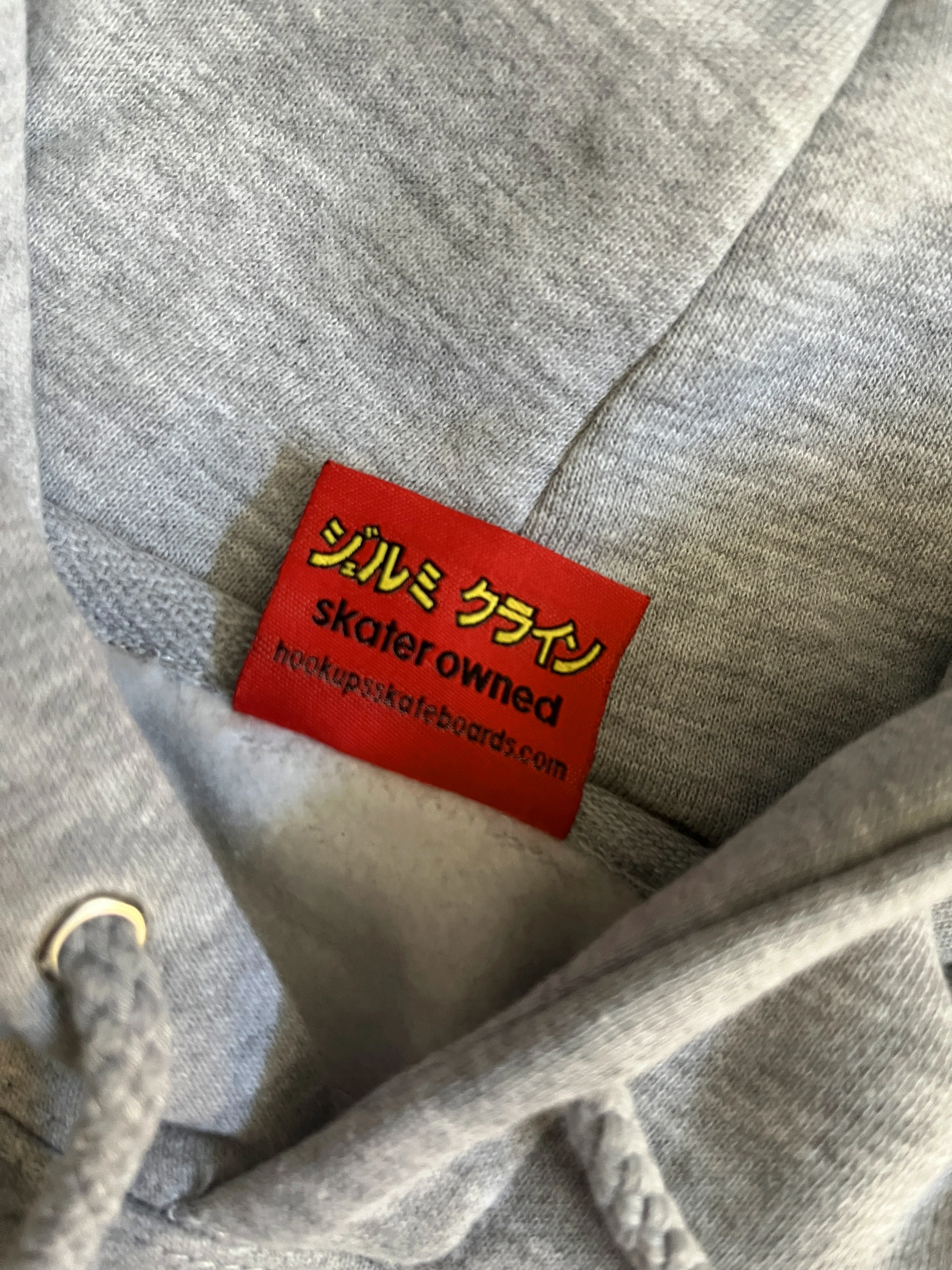 Barrel of a Gun HEAVYWEIGHT HOODED SWEATSHIRT - HEATHER GREY - Image 5