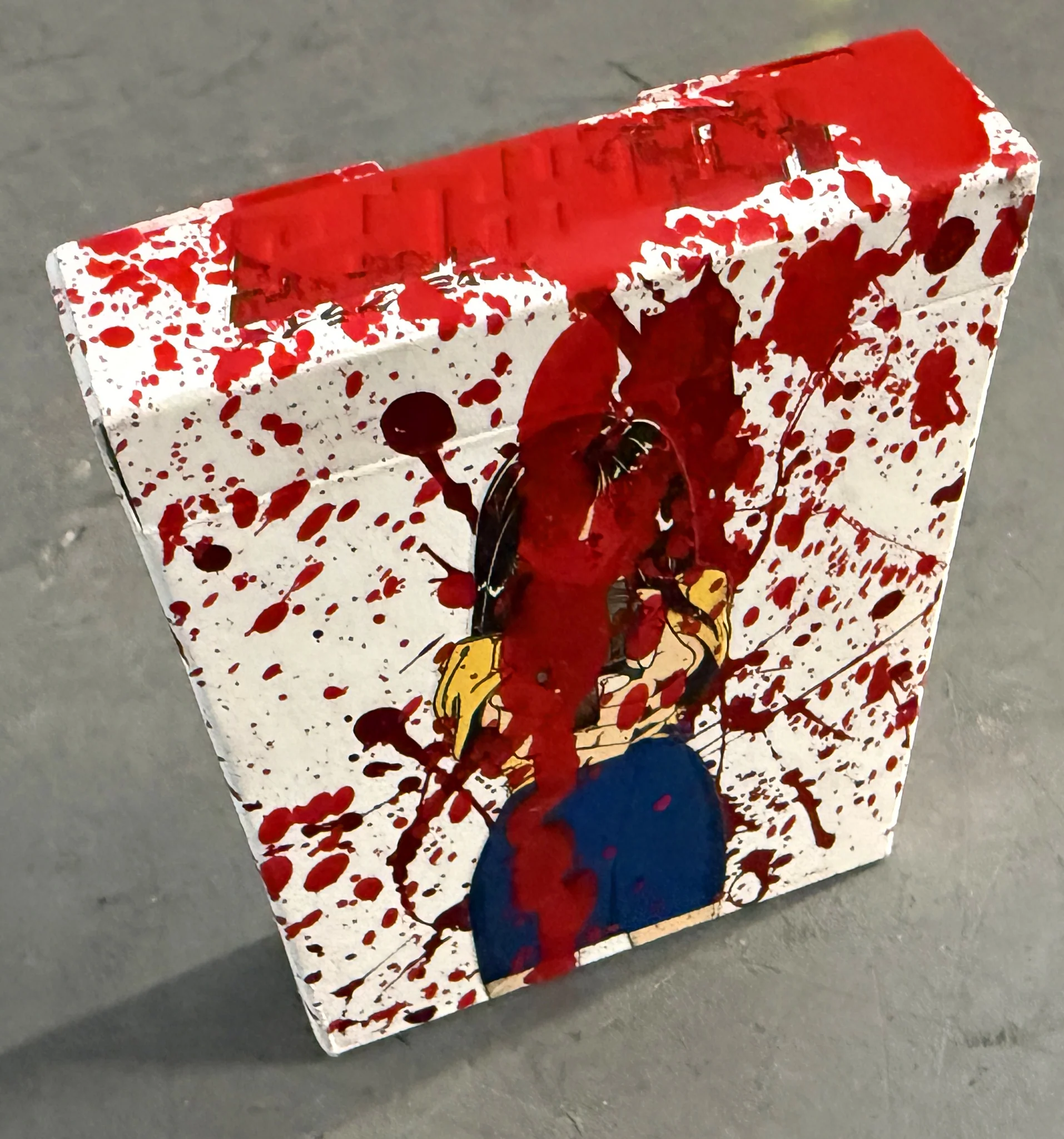 SIGNED Barrel of a Gun LIMITED BLOOD SPLATTER FOIL DECK extra blood box - Image 4