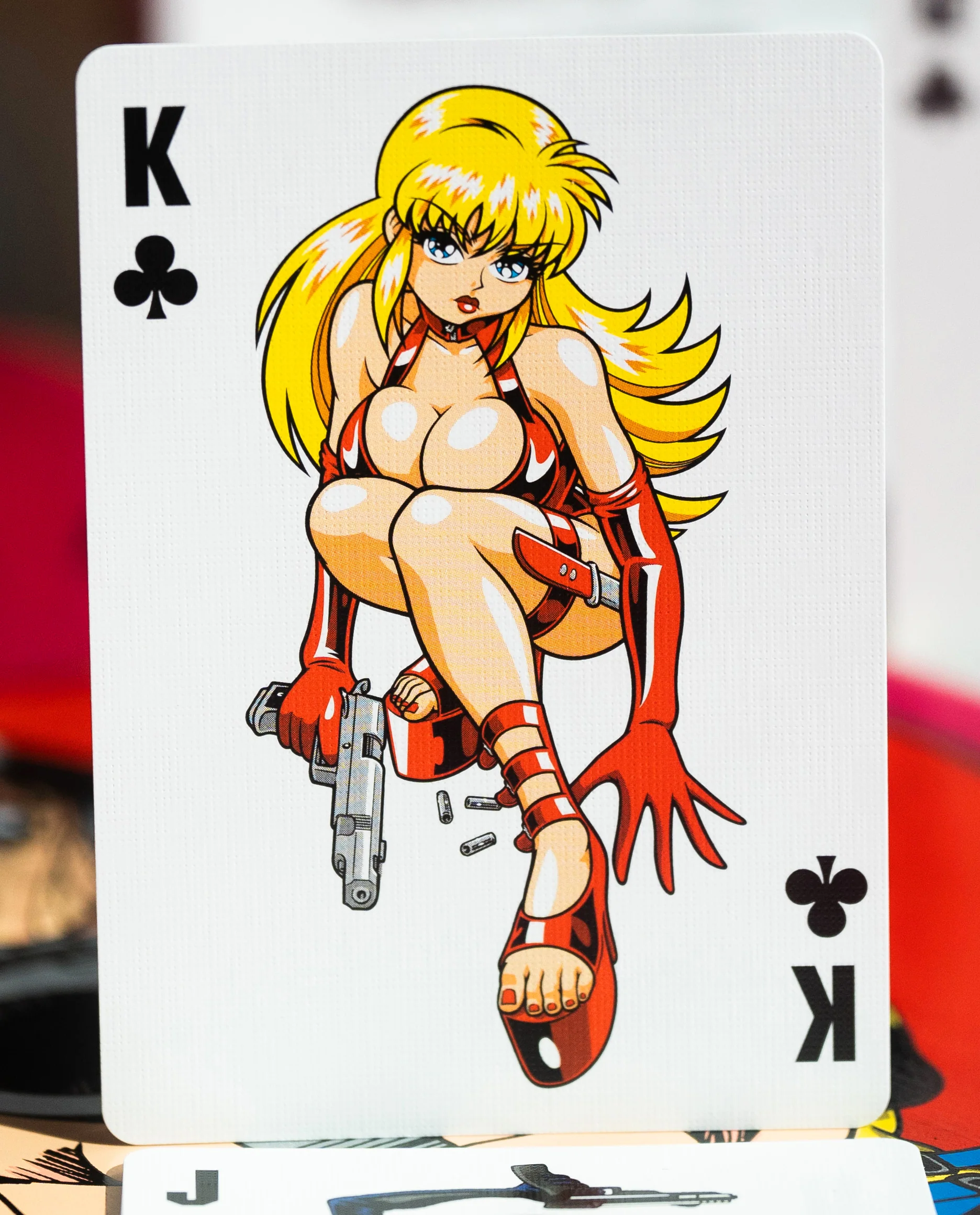 Barrel of a Gun Playing Cards GILDED LIMITED EDITION GOLD PRISM - Image 7