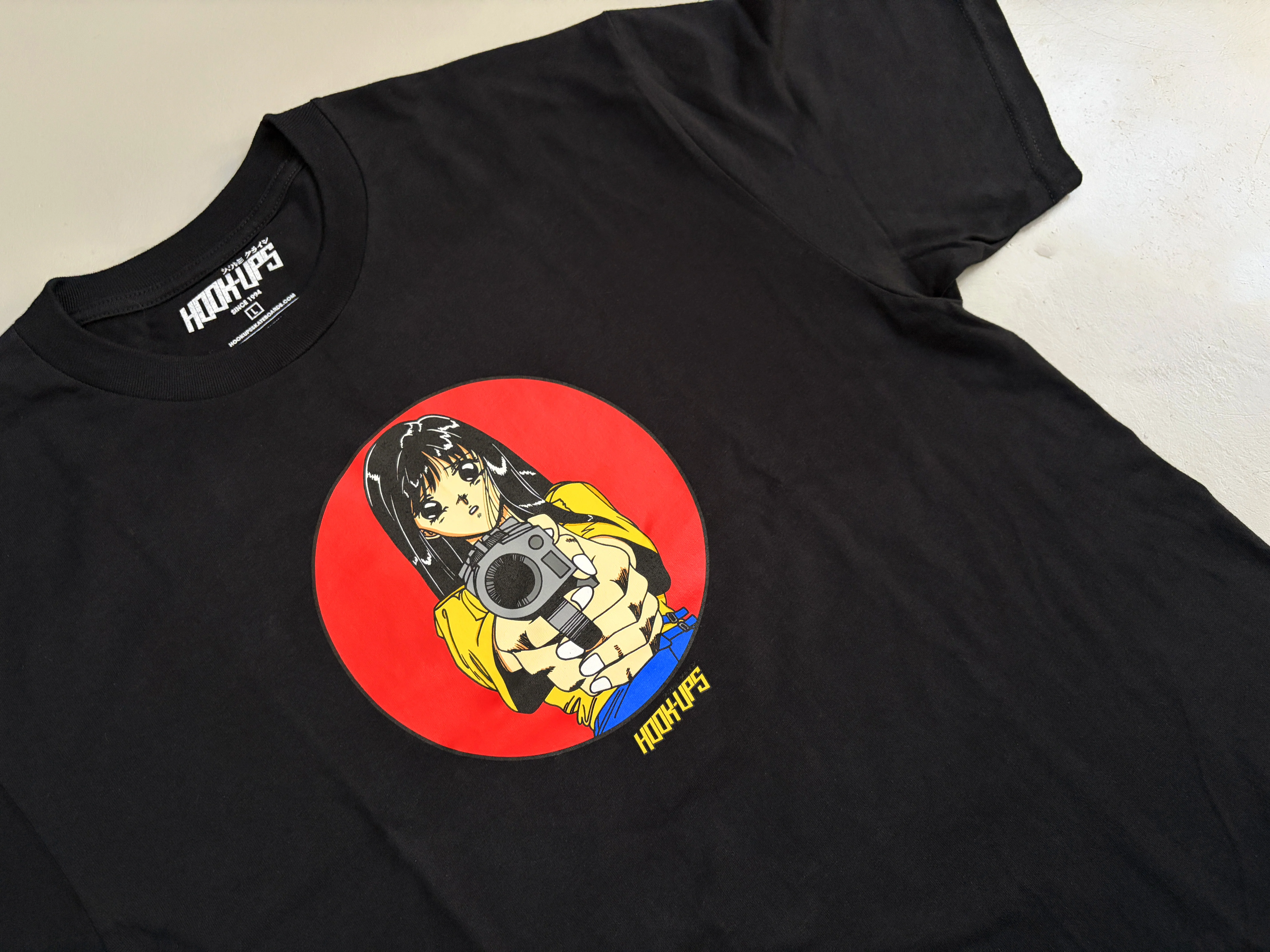Barrel of a Gun T-shirt - BLACK - Image 2