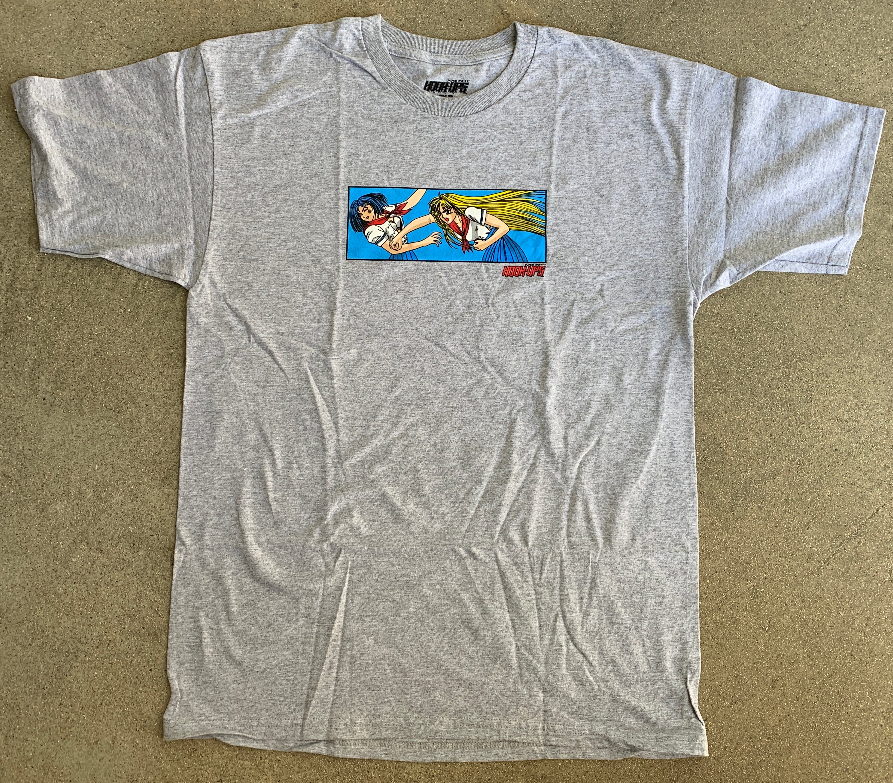 Battle Girls T-shirt - HEATHER GREY - Image 3