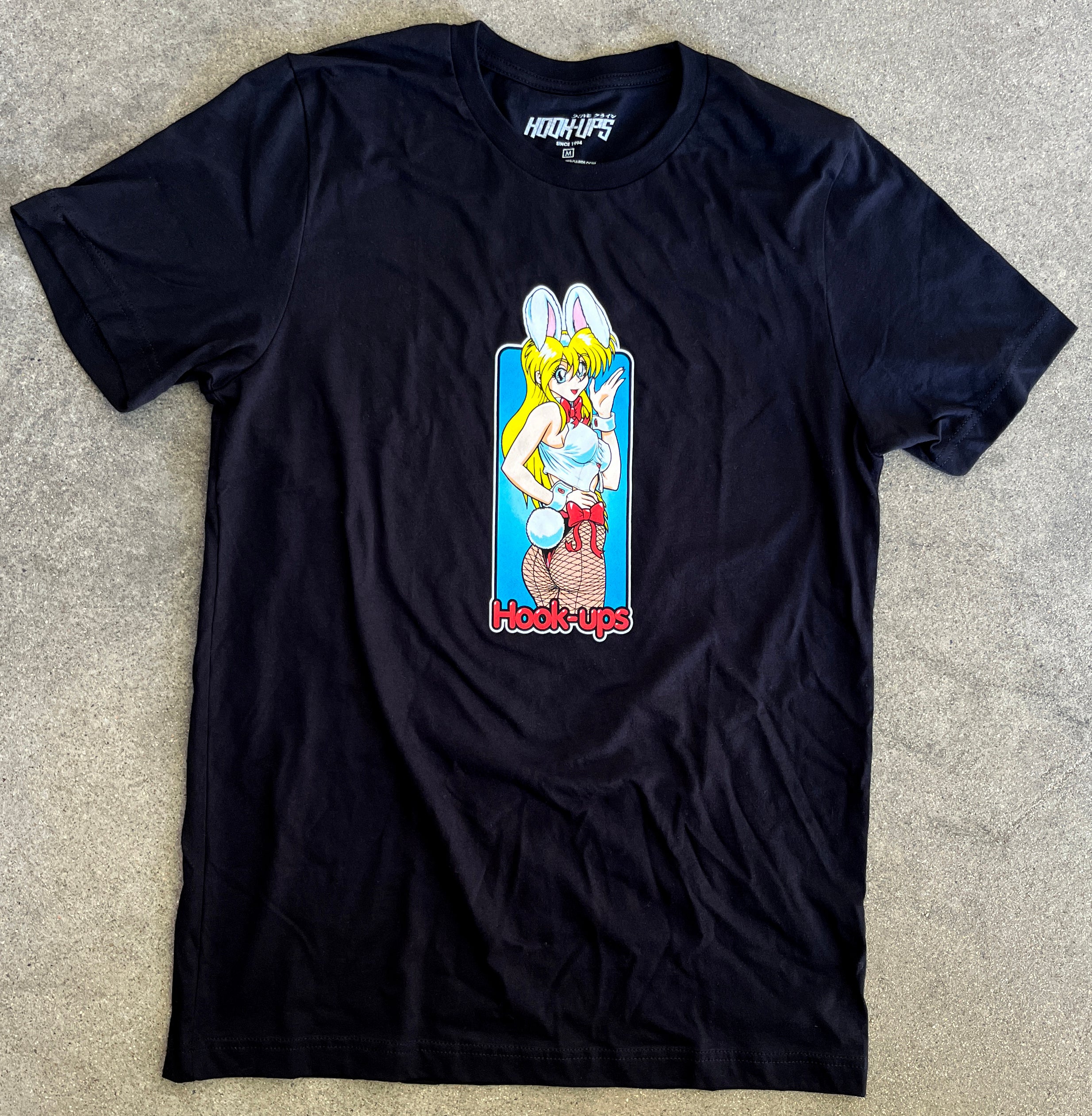 Bunny Girl T-shirt - BLACK - Image 2