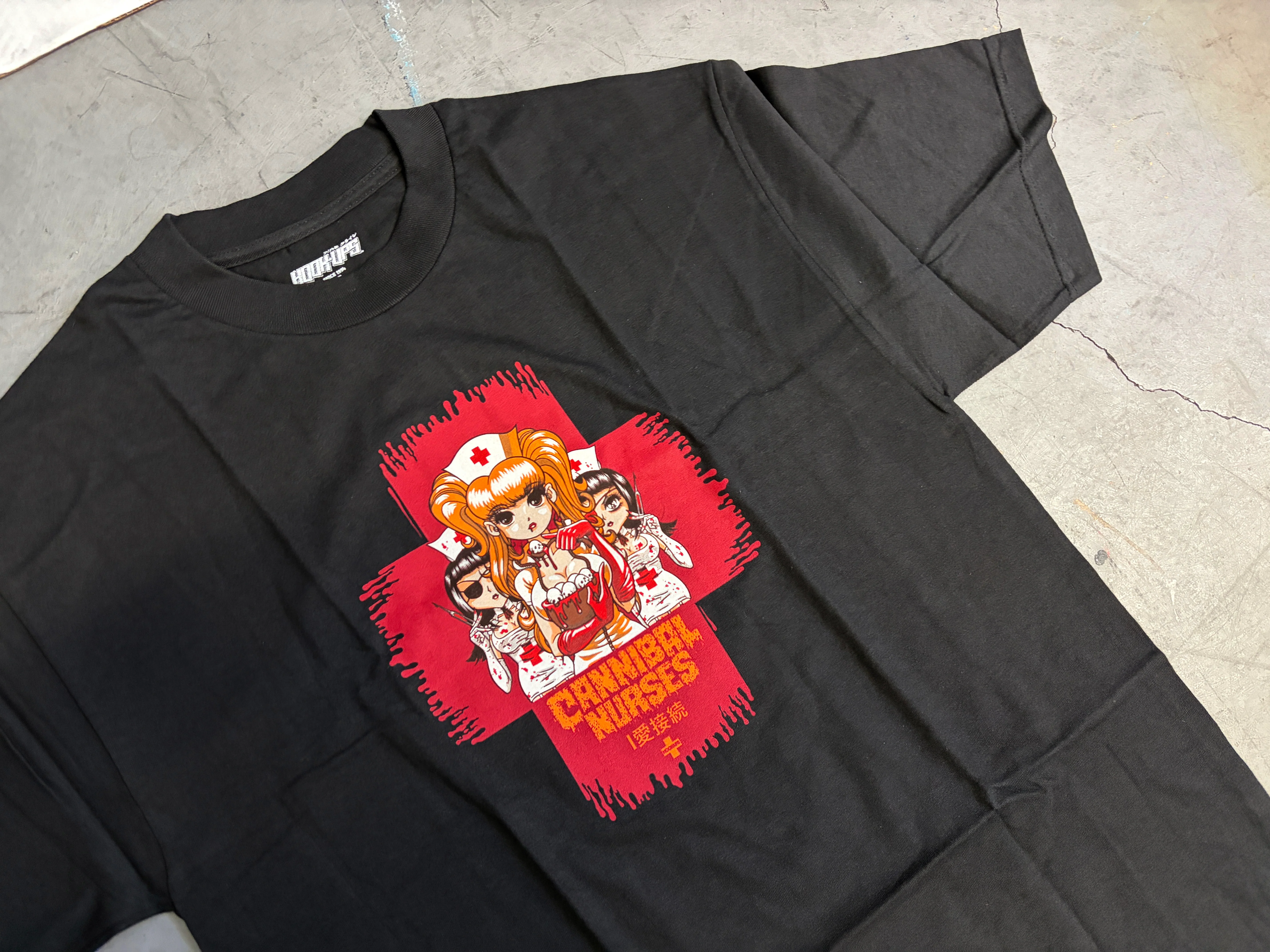 Cannibal Nurses T-shirt - BLACK - NEW OLD STOCK FROM 2011 - Image 2