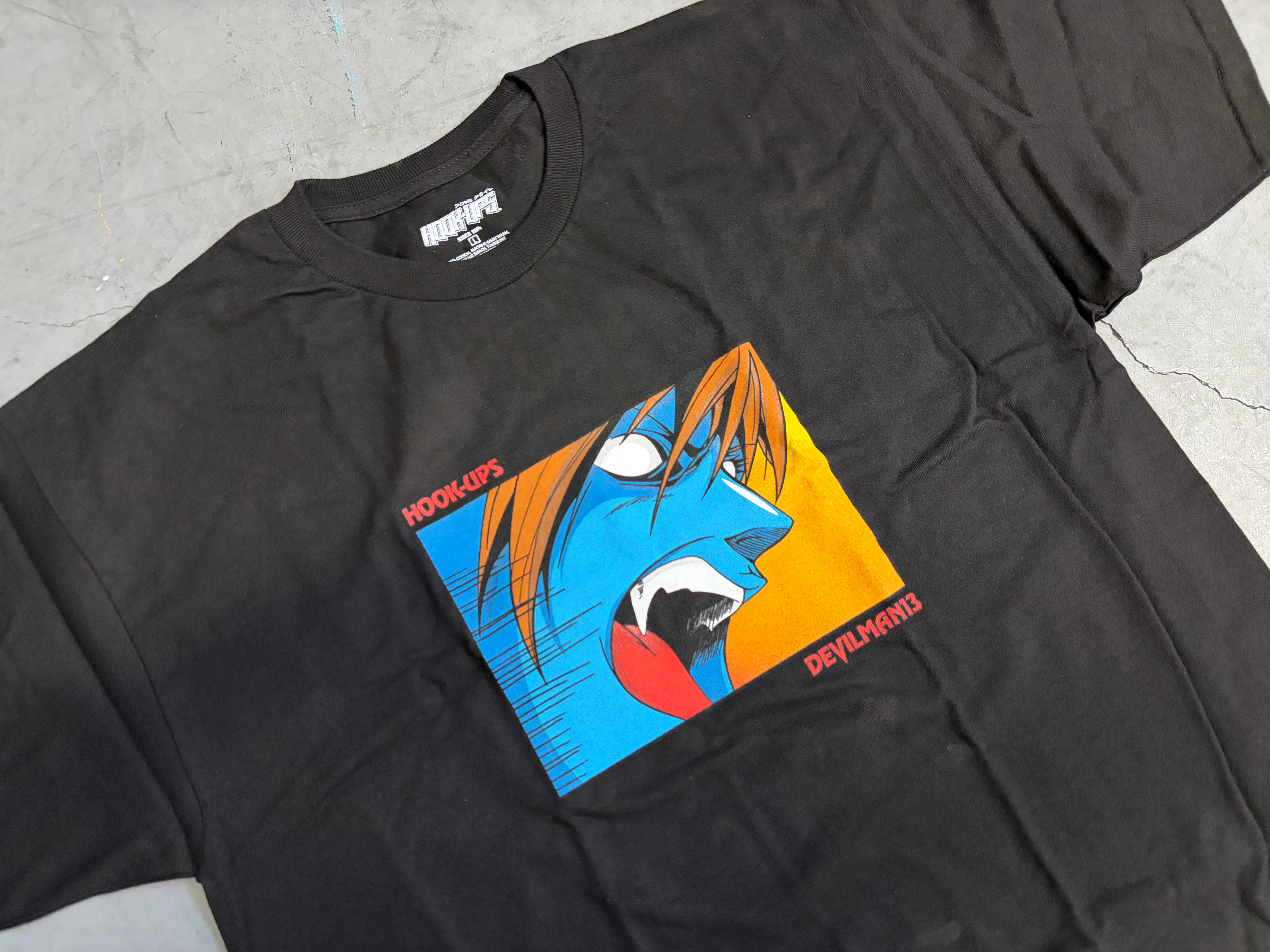 Devilman 13 T-shirt - BLACK - NEW OLD STOCK FROM 2013 - Image 2