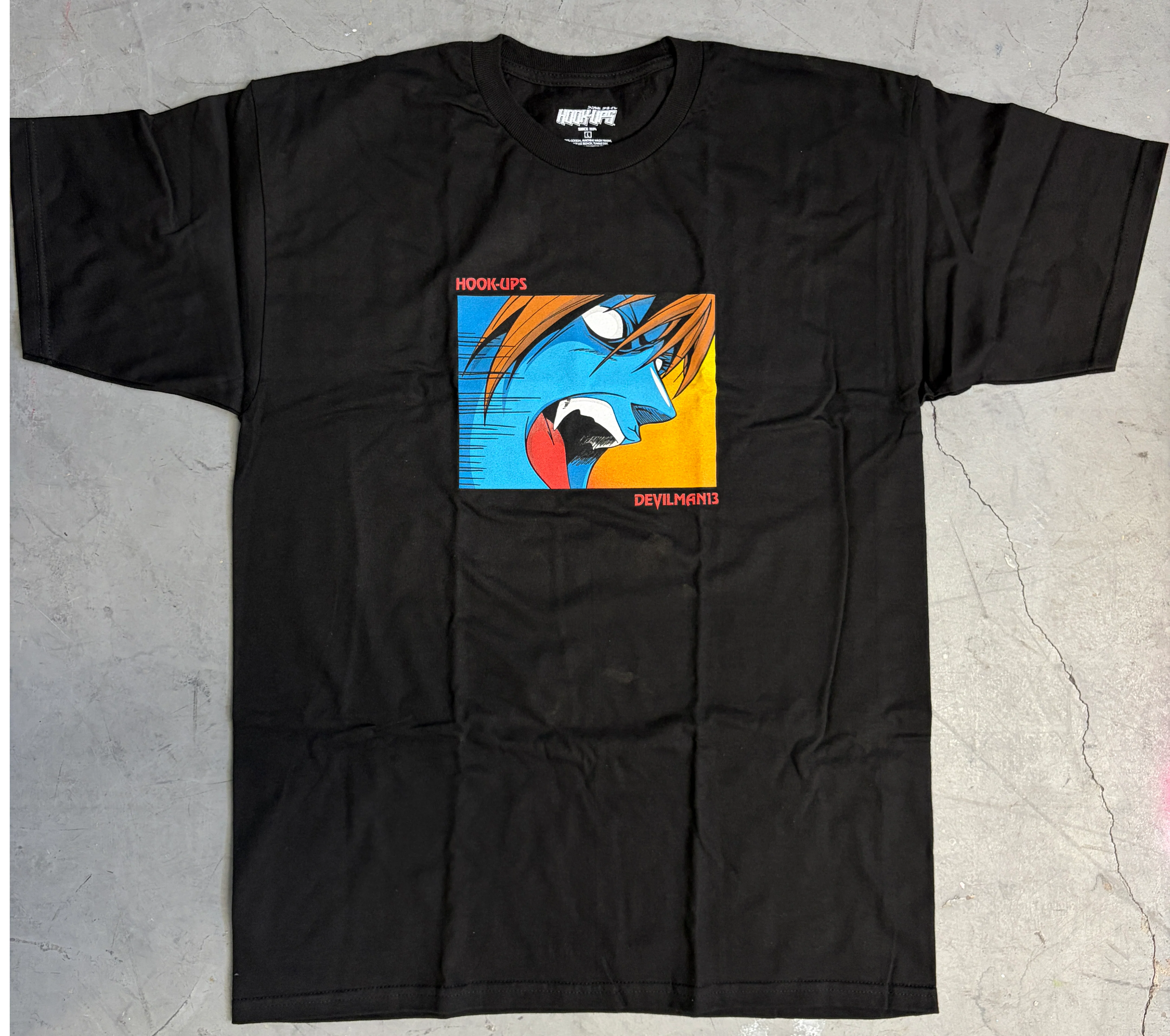 Devilman 13 T-shirt - BLACK - NEW OLD STOCK FROM 2013 - Image 3