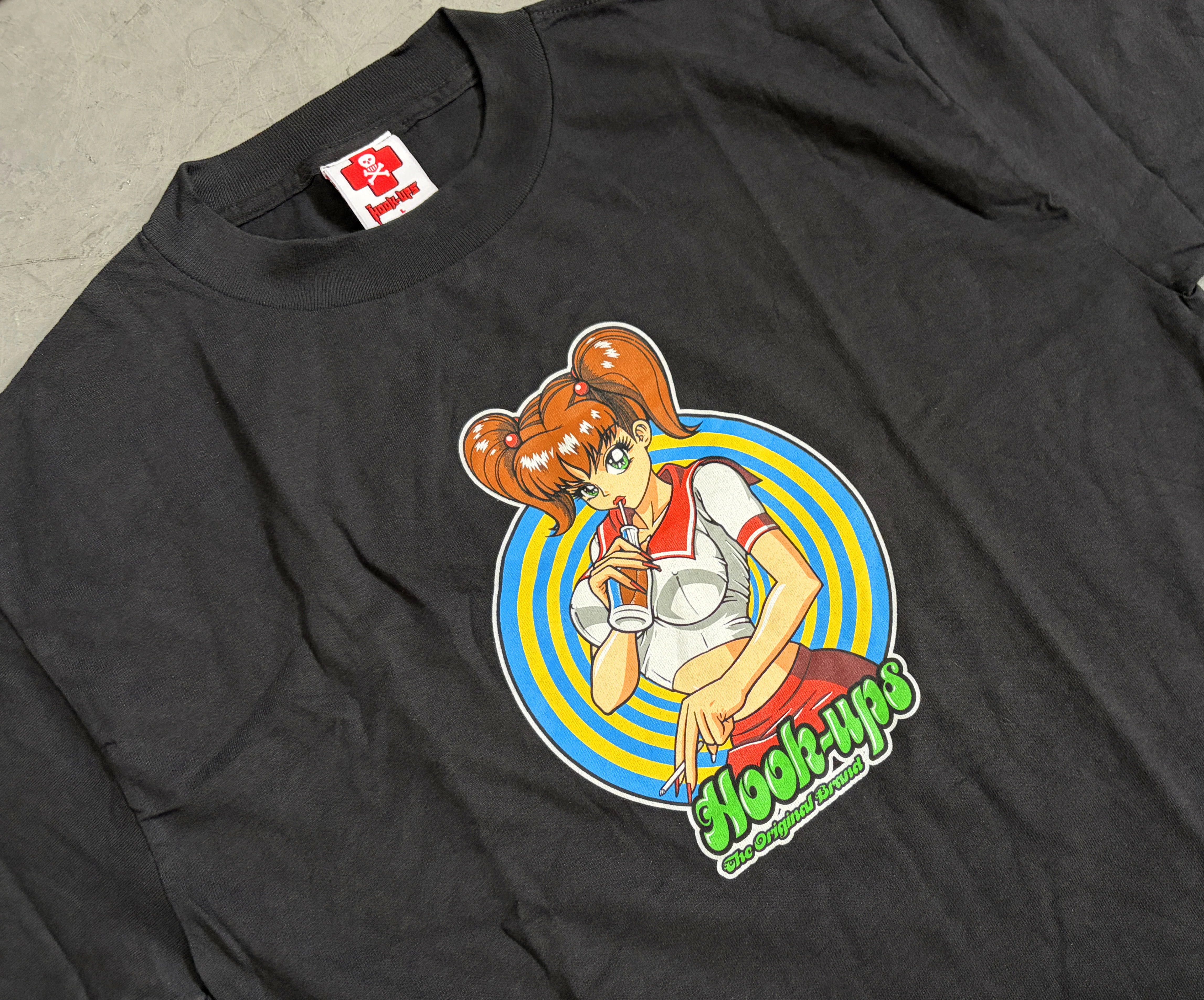 Drinkin Sakura - BLACK T-SHIRT - NEW OLD STOCK FROM 2000 - Image 4