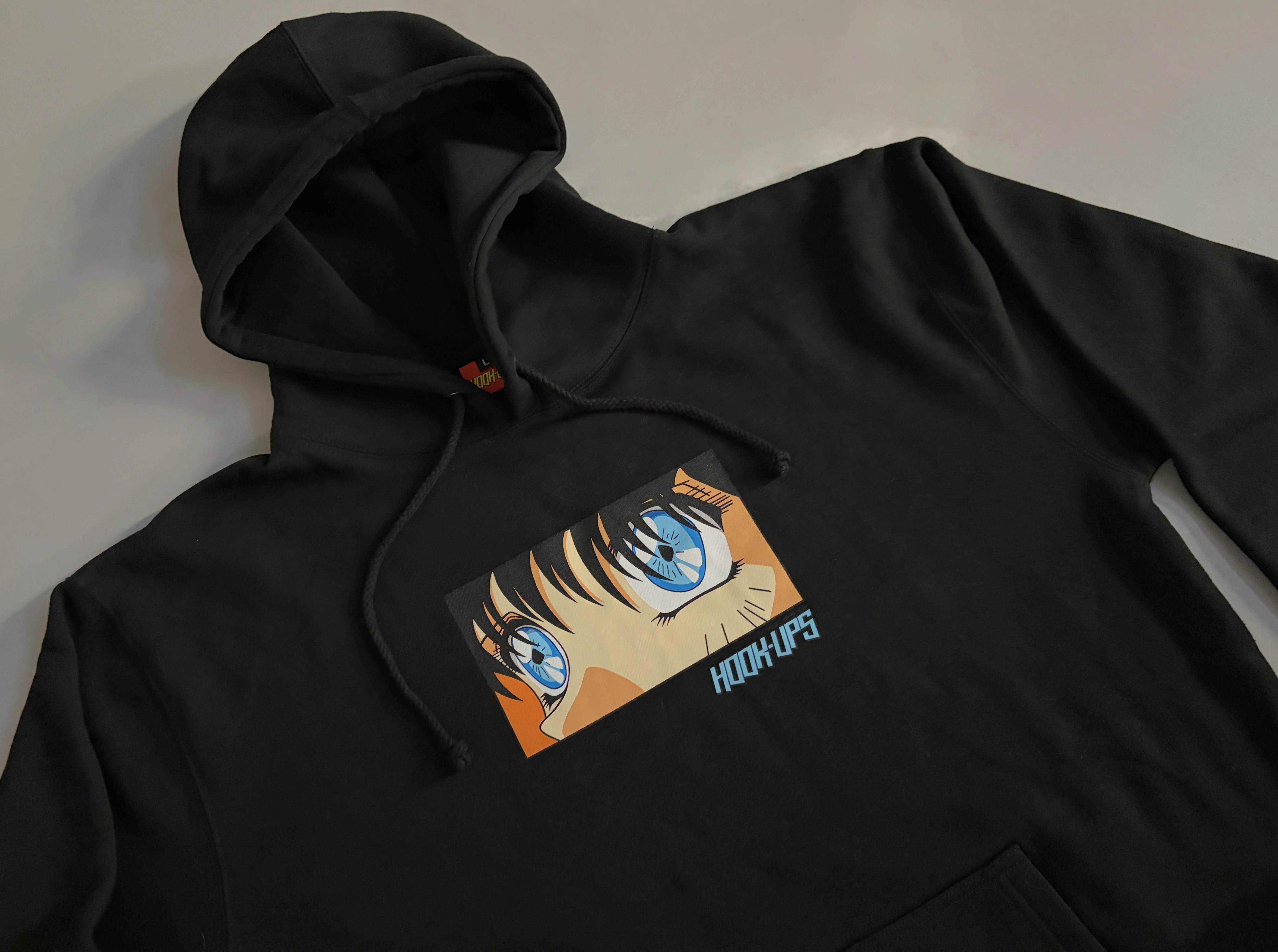 Eyes HEAVYWEIGHT HOODED SWEATSHIRT - BLACK - Image 2