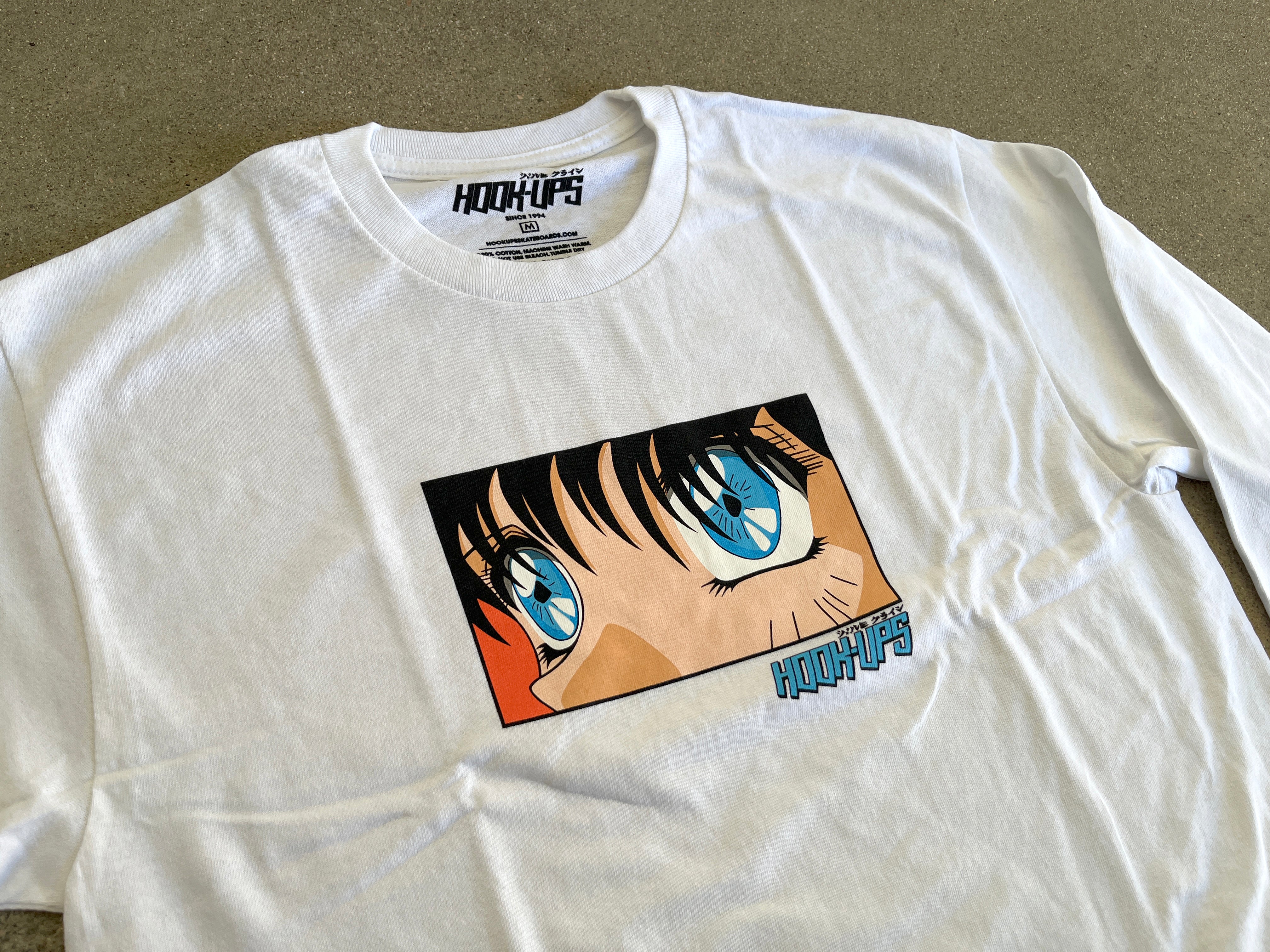 Eyes LONG SLEEVE t-shirt - WHITE - Image 3