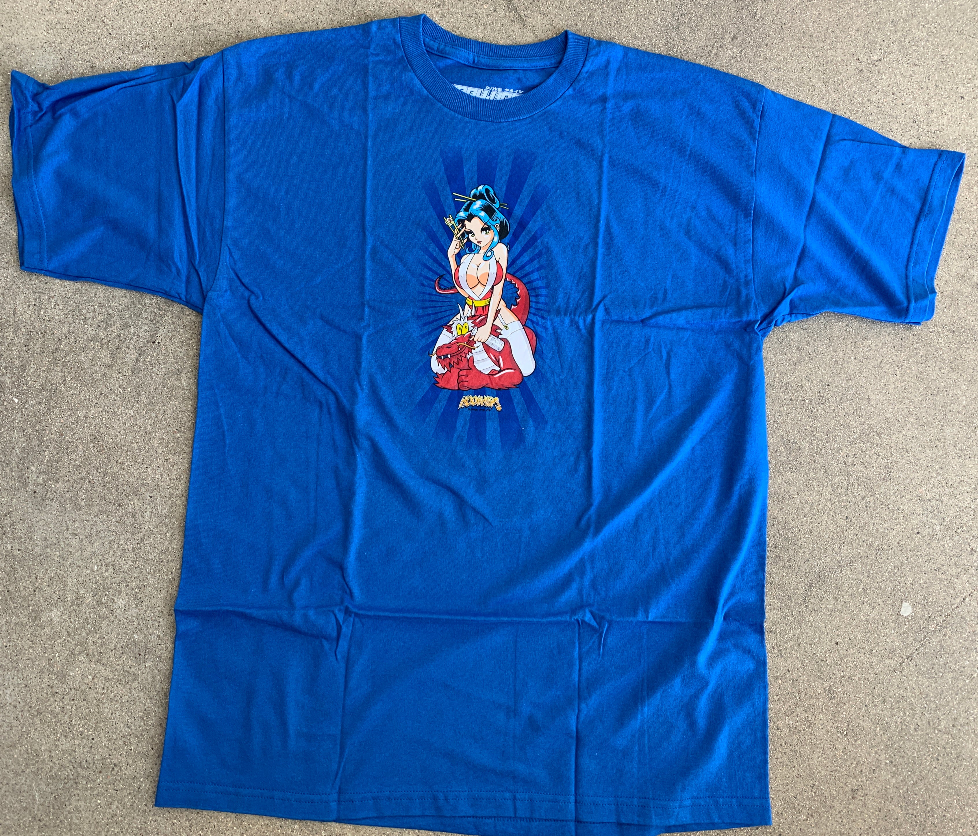 Geisha 3 T-shirt - ROYAL BLUE - Image 2