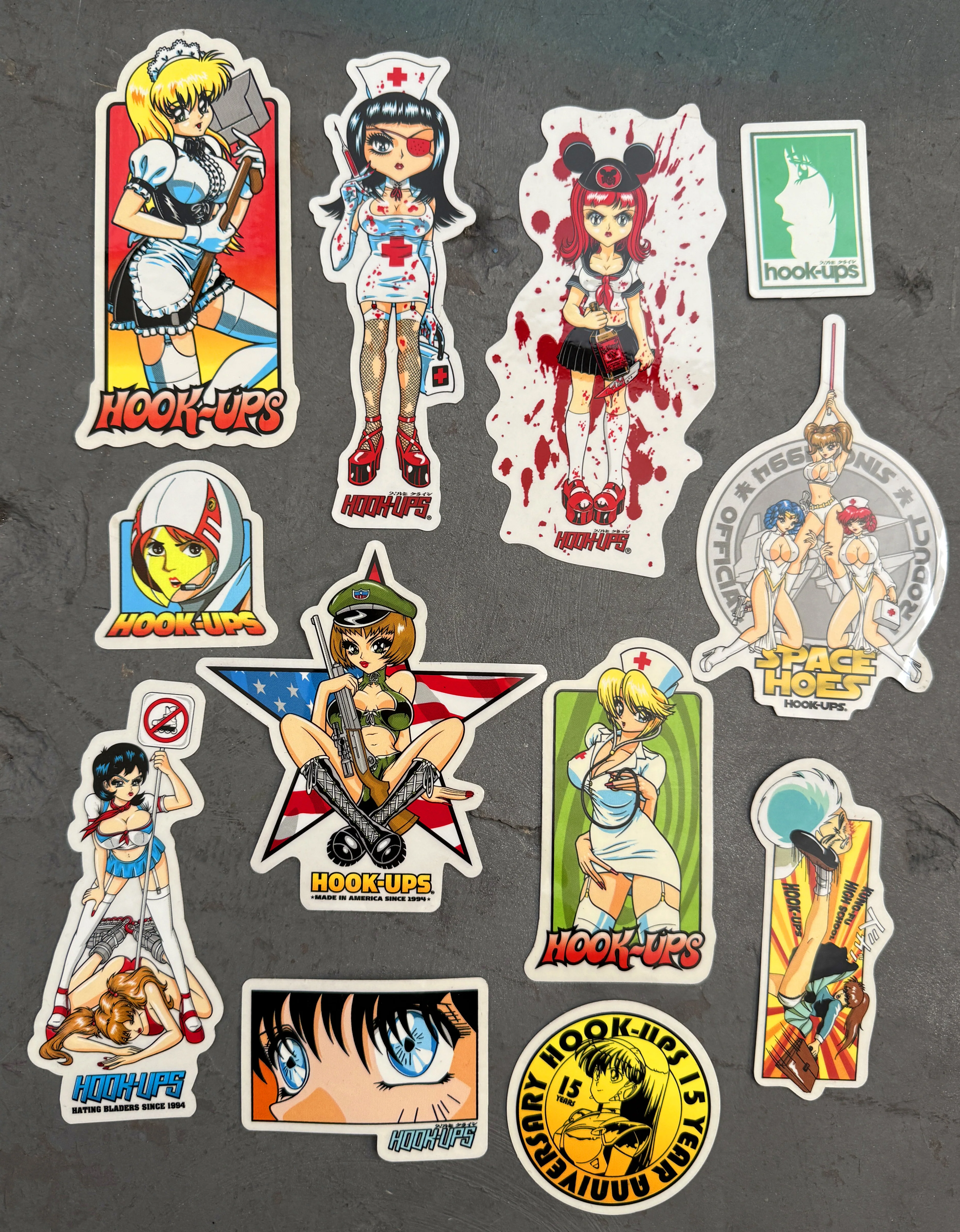 hook-ups CLASSIC sticker 12 pack #2 - Image 3