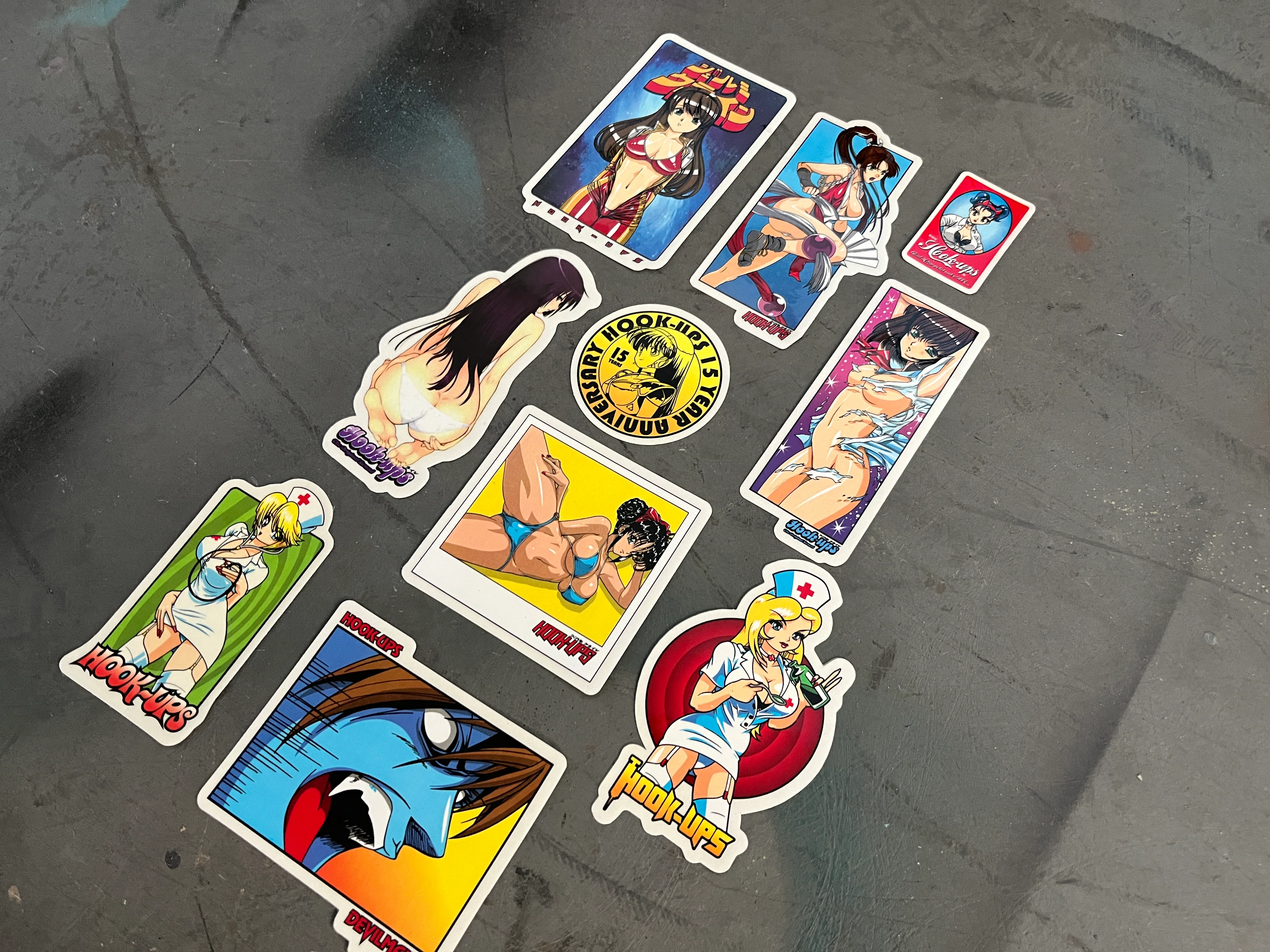 hook-ups classic stickers 10 pack - Image 2