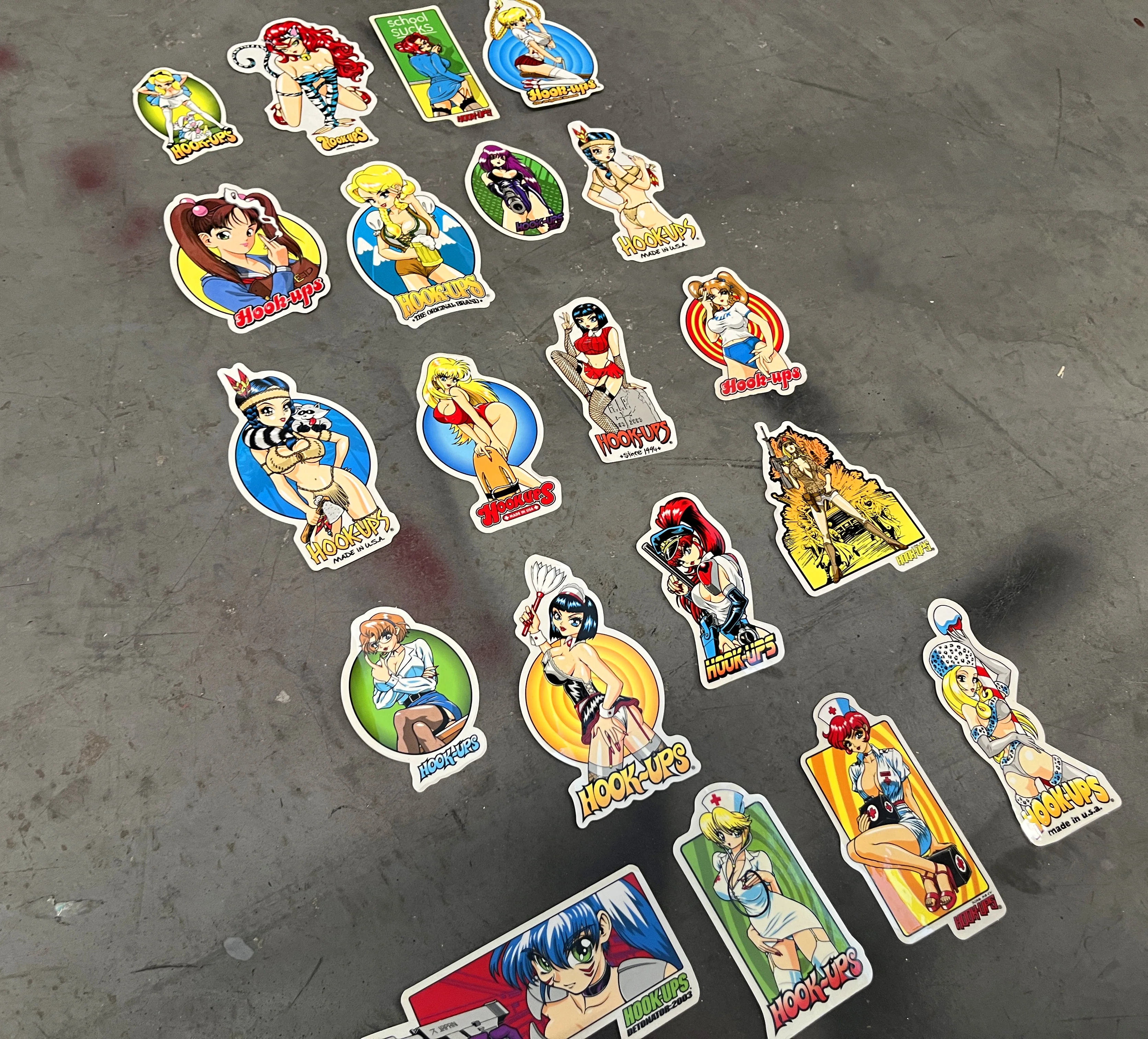 hook-ups classic stickers 20 pack - Image 2