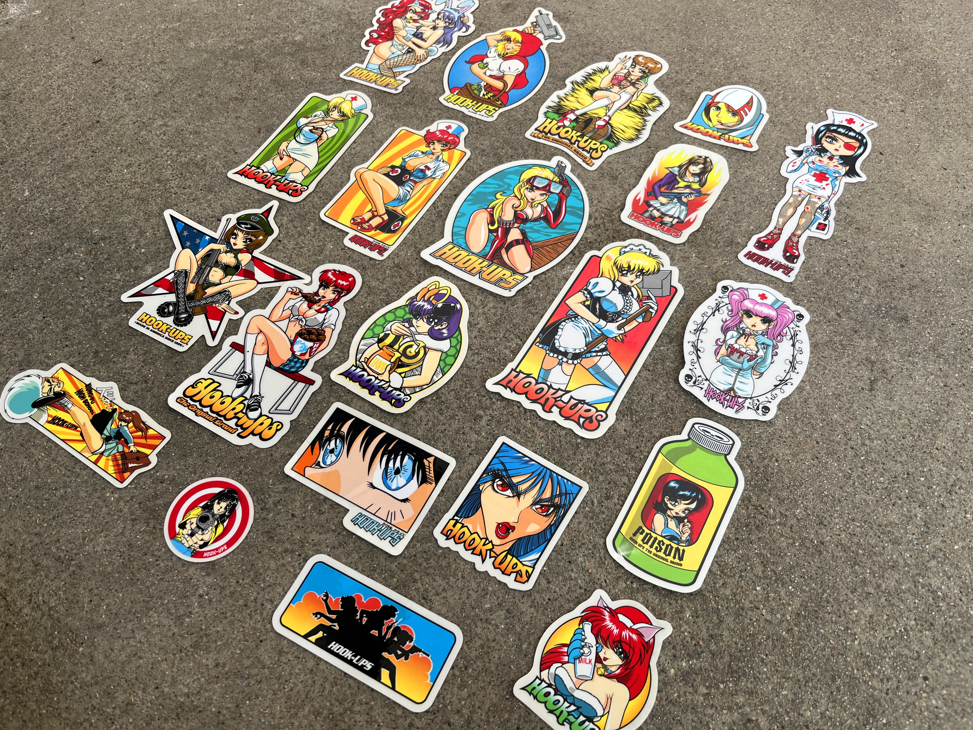 hook-ups classic stickers 22 pack - Image 2