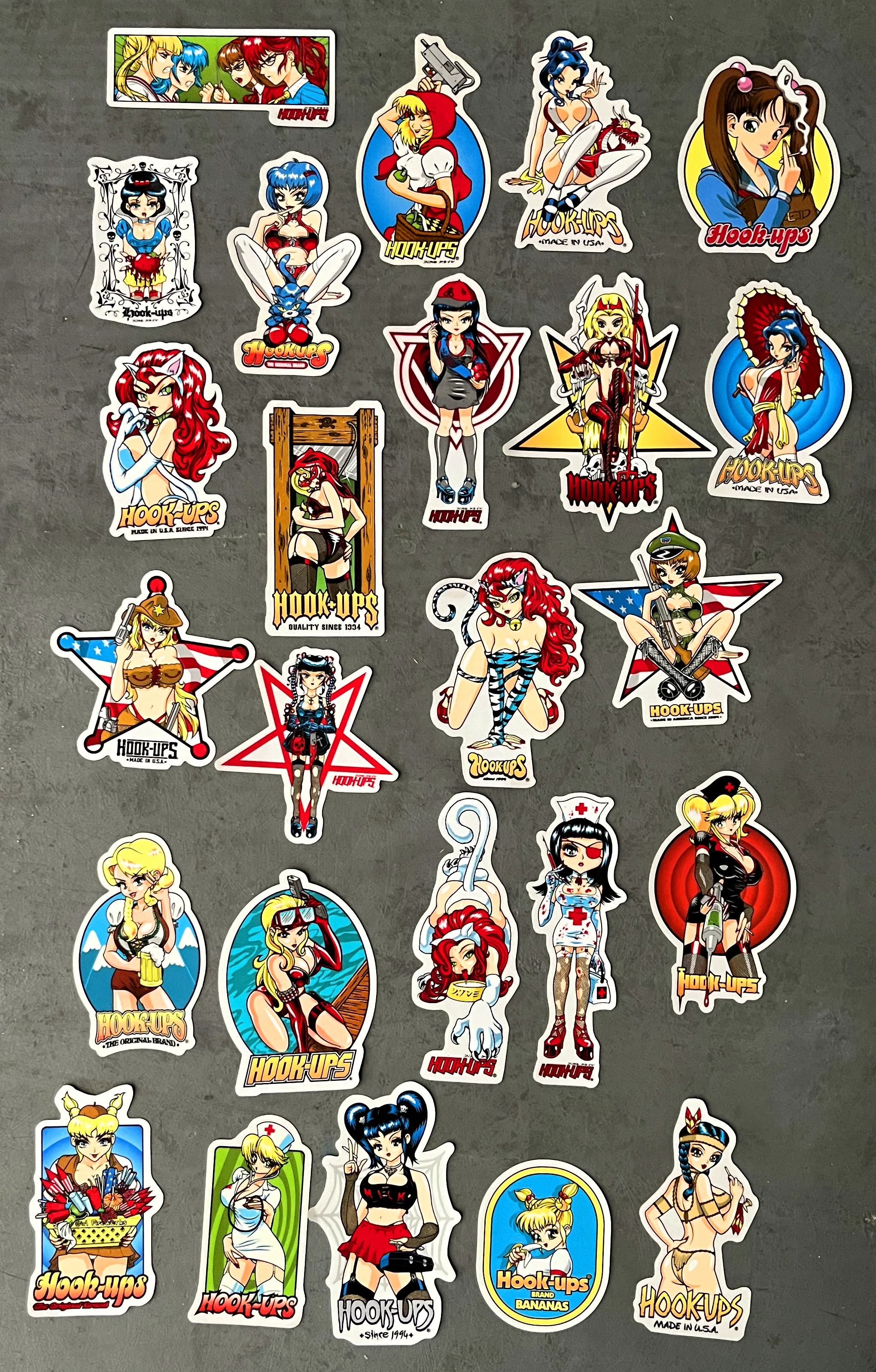 hook-ups classic stickers 25 pack - Image 2