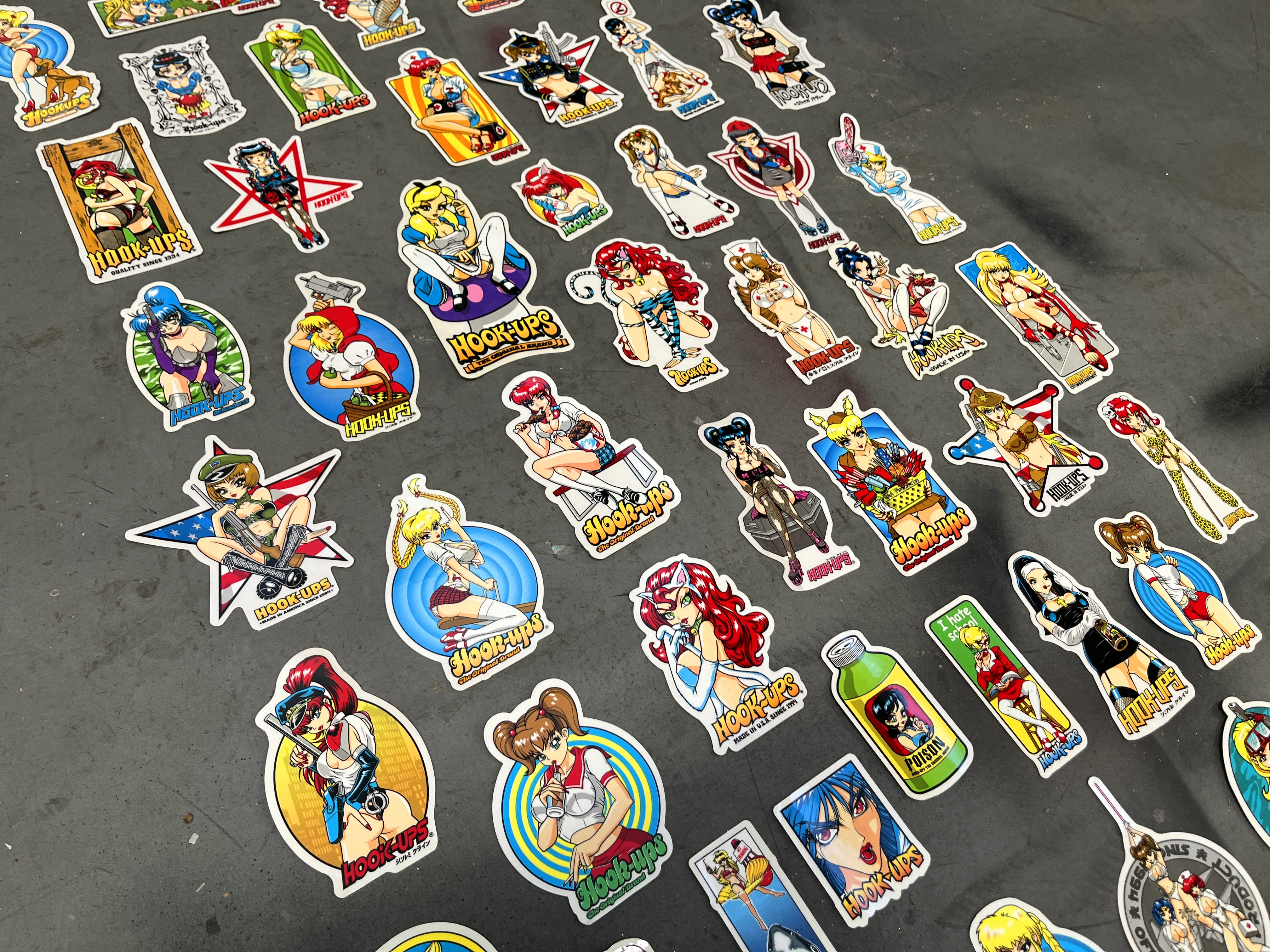 hook-ups classic stickers mega 50 pack - Image 2
