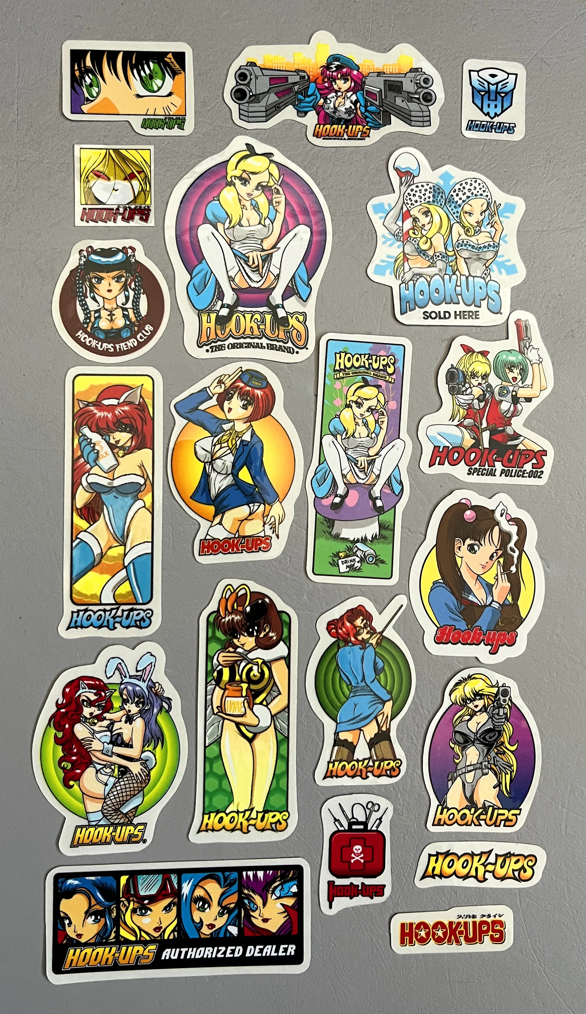 hook-ups mini size sticker pack #5 of 20 small stickers - Image 4