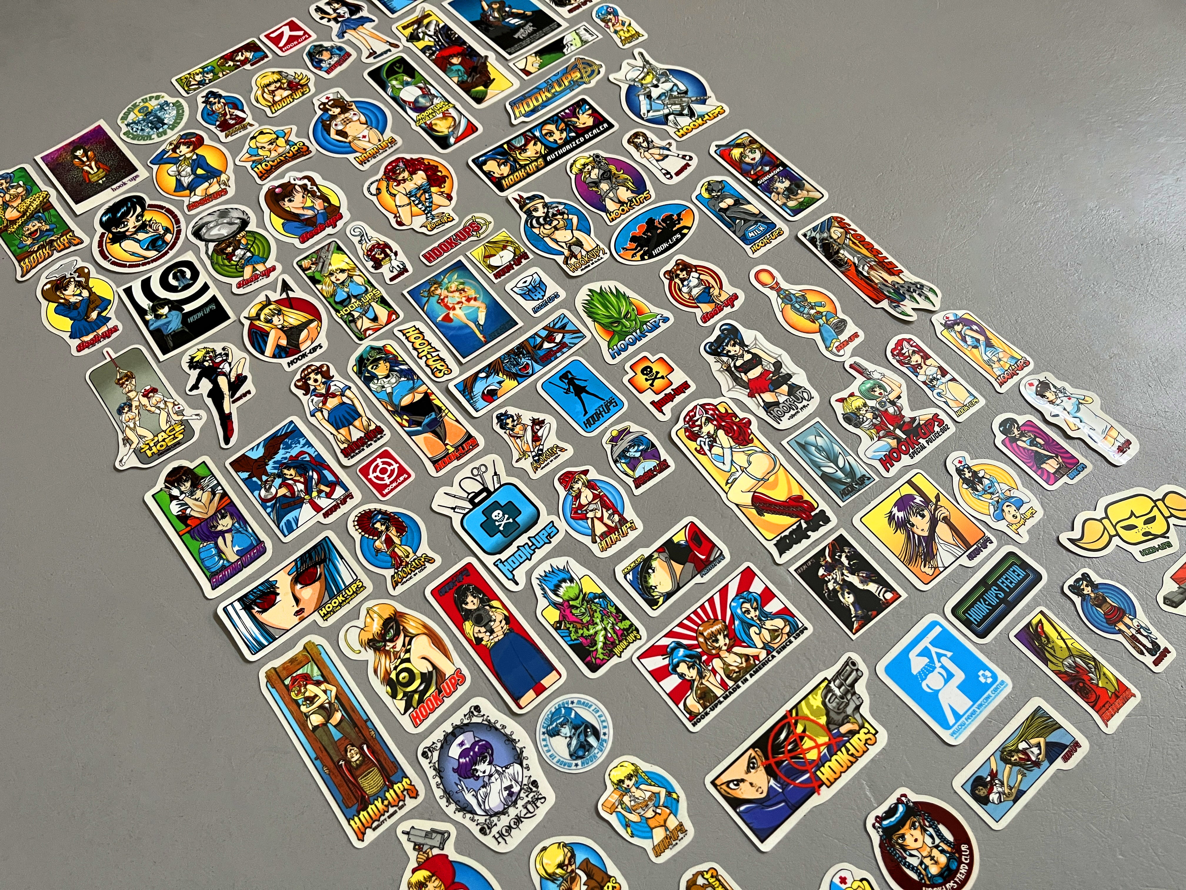 hook-ups mini size sticker pack #7 of 100 small stickers - Image 3