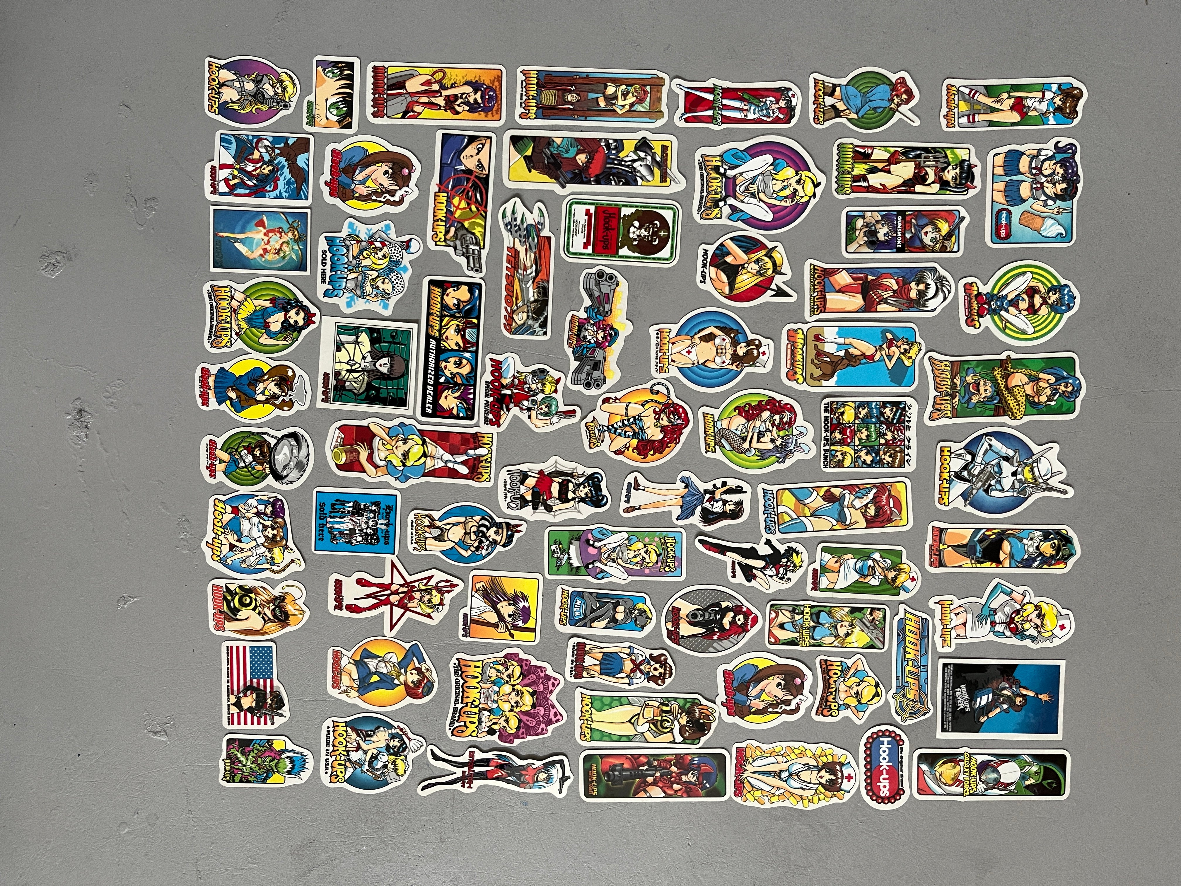 hook-ups mini size sticker pack of 70 small stickers - Image 5