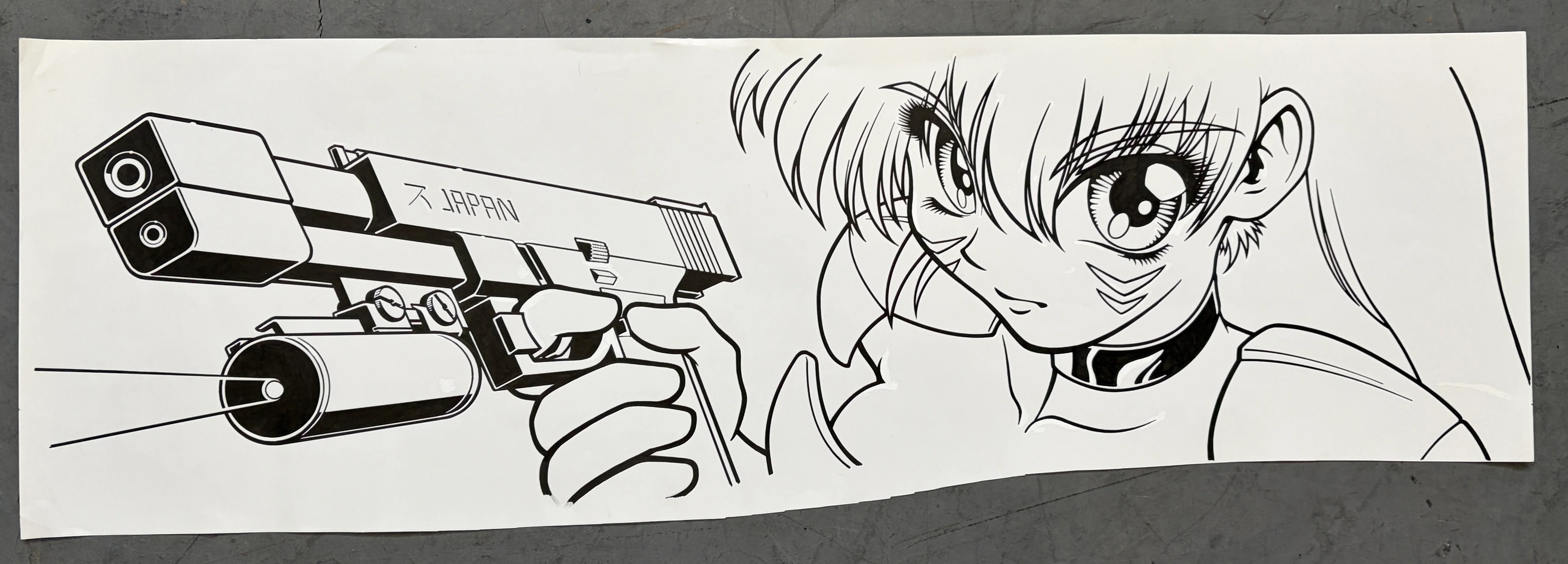 HOOK-UPS ORIGINAL INK LINE ART - DETONATOR II FROM 1997 1 OF 1 - Image 3