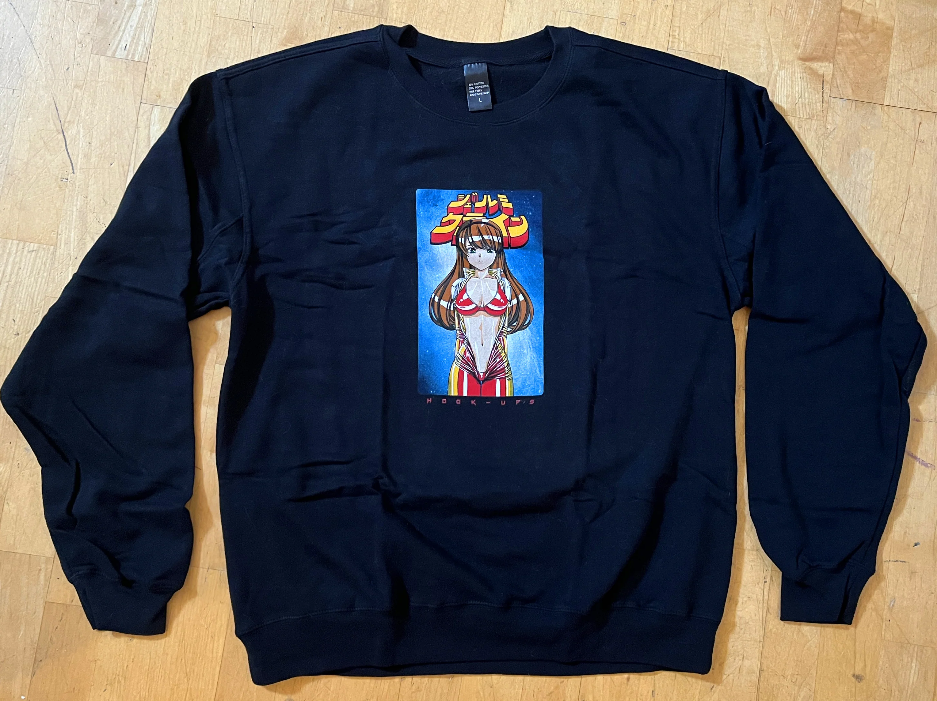 Jet Pilot Crew Sweatshirt - BLACK - NEW OLD STOCK FROM 2012 - Image 2