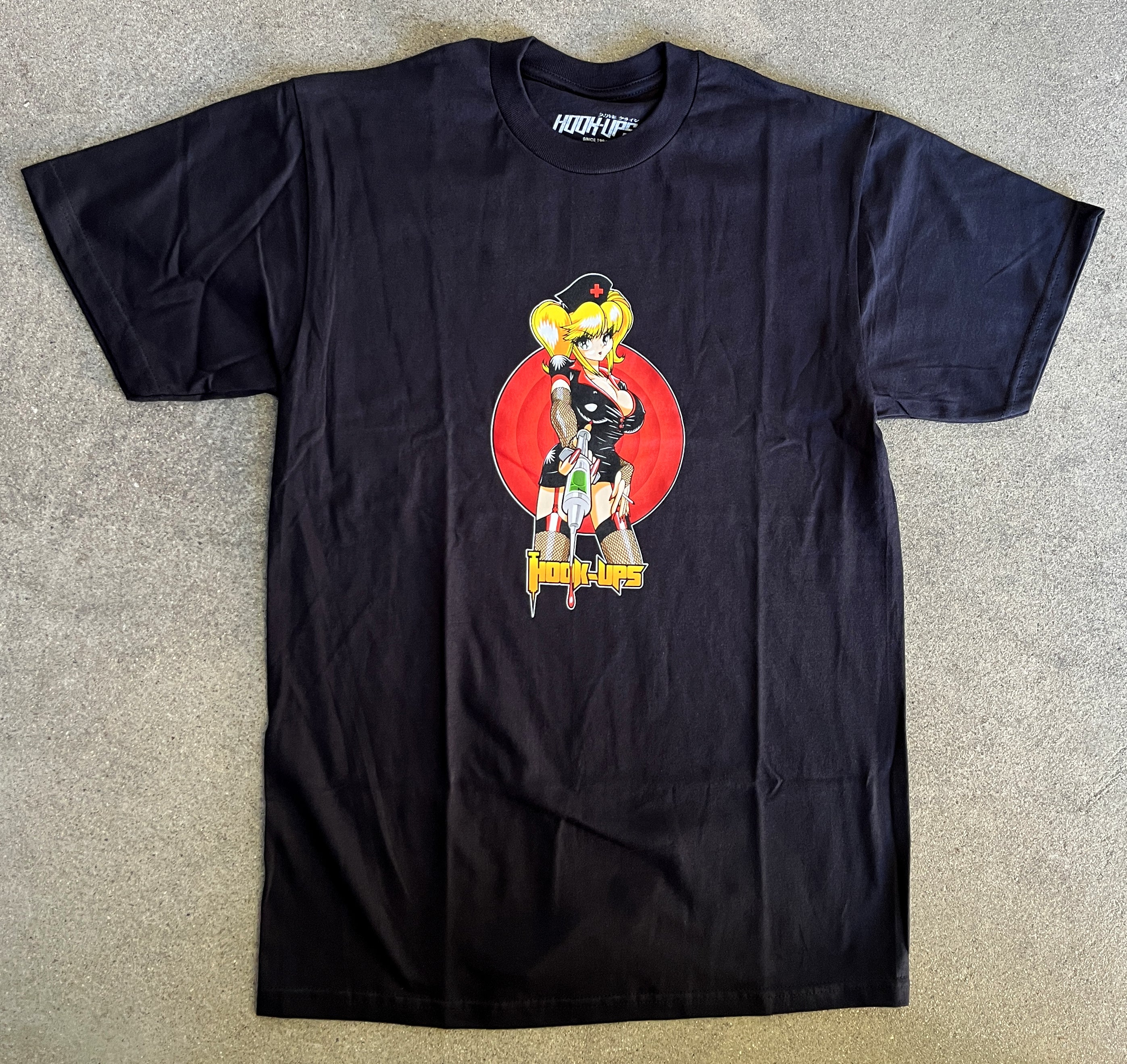 Nurse Natsuki T-shirt - BLACK - Image 3