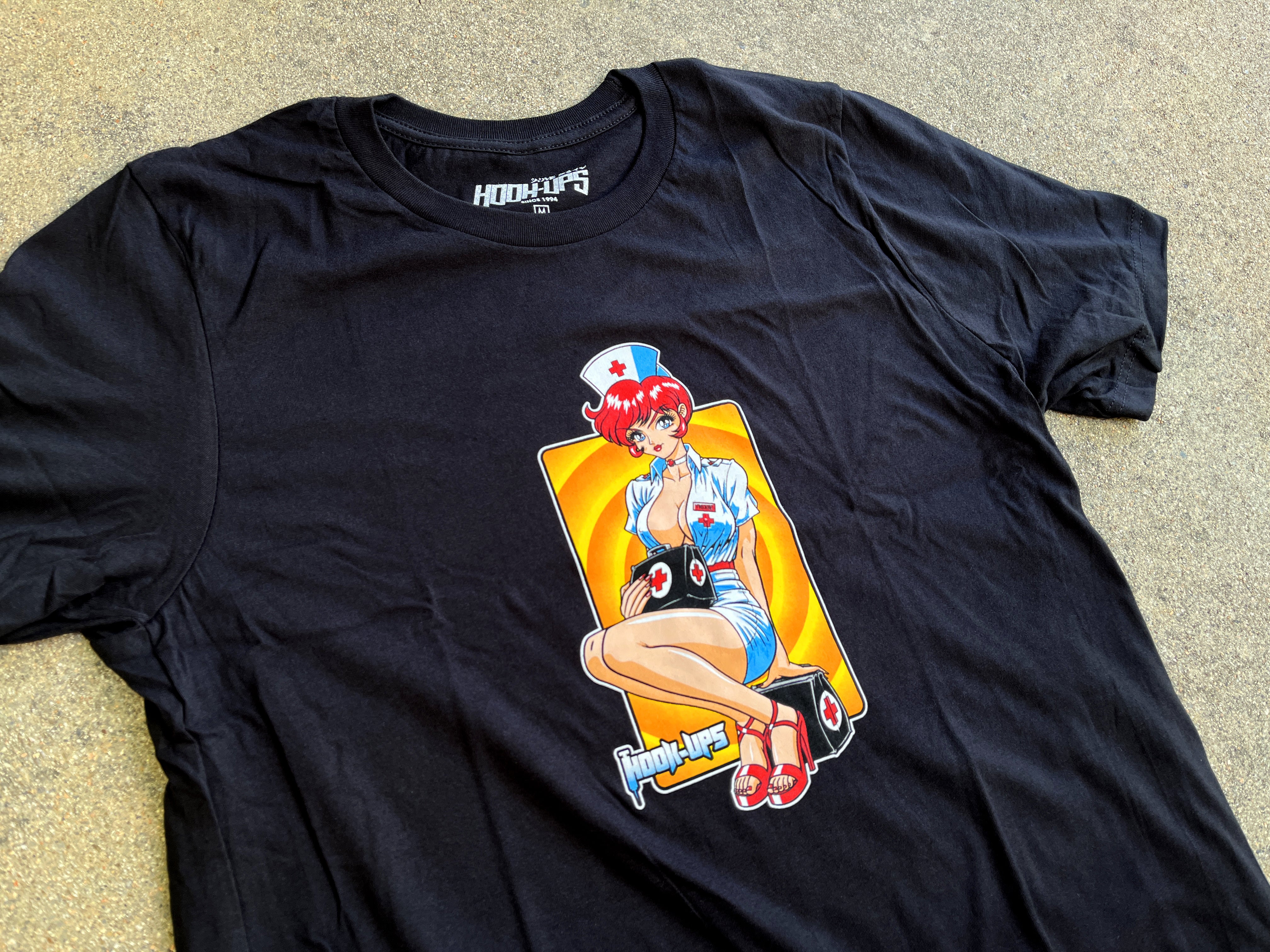 Nurse Trixie T-shirt - BLACK - Image 2