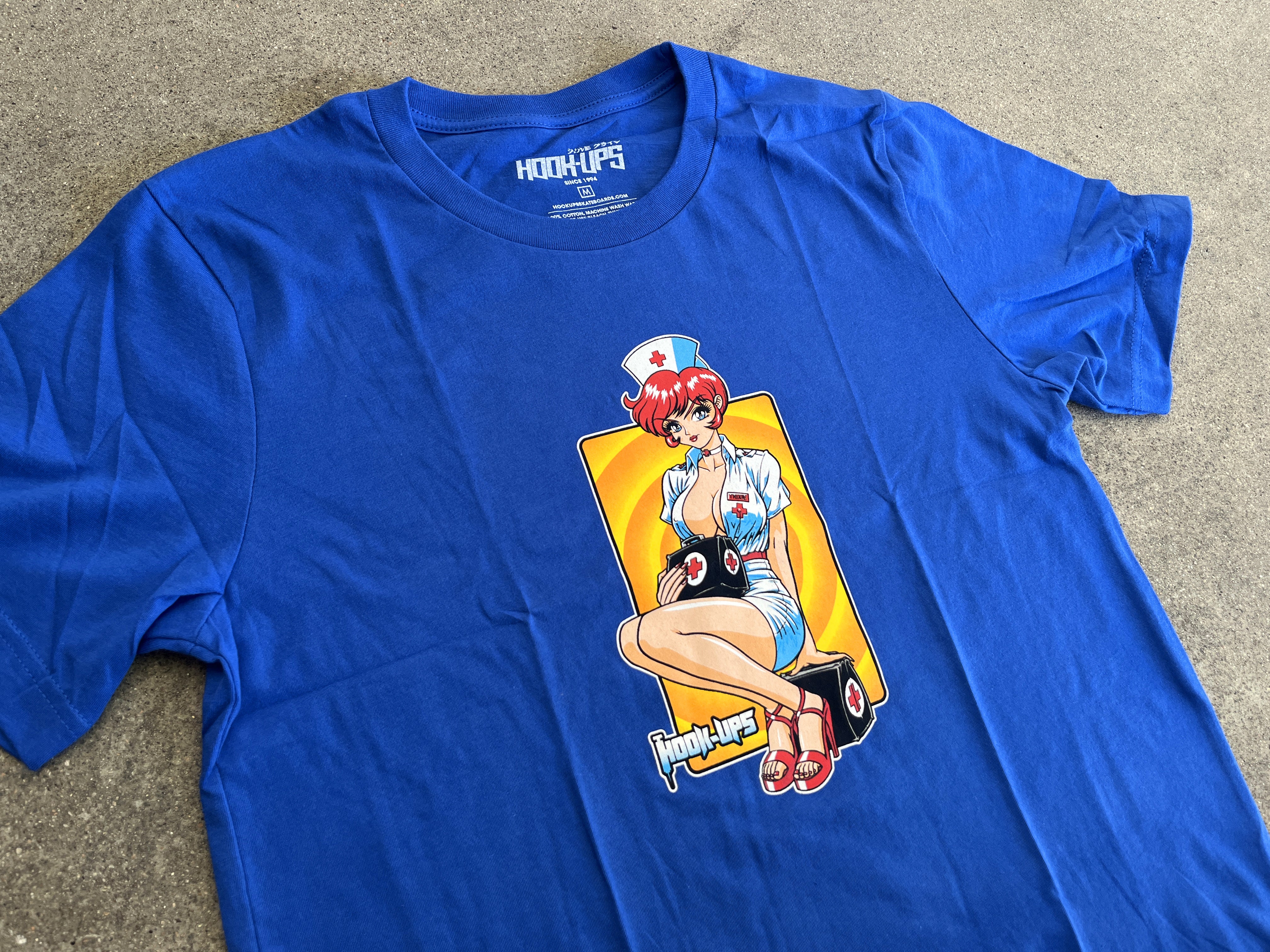 Nurse Trixie T-shirt - ROYAL BLUE - Image 2