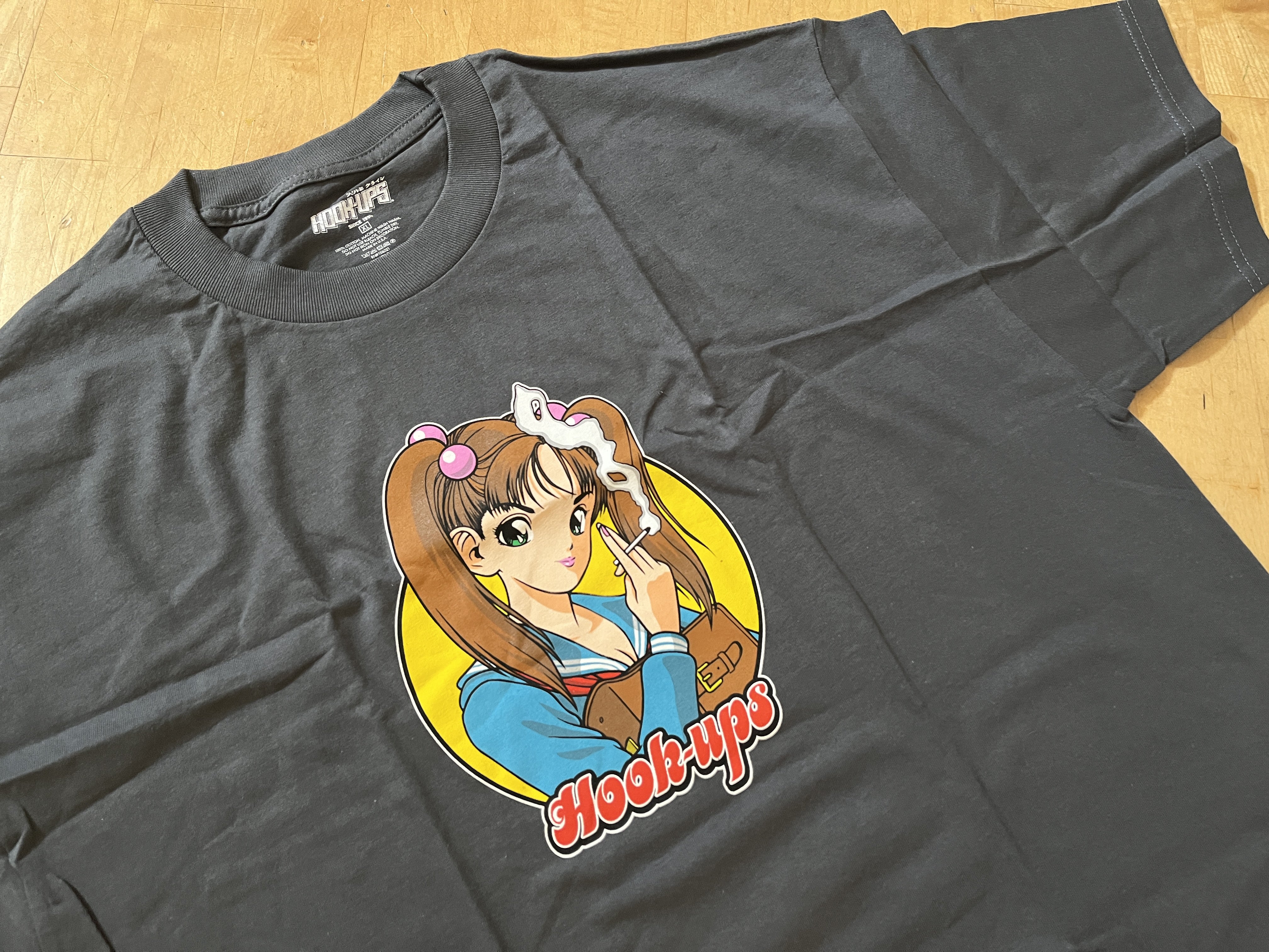 OG Sakura T-Shirt- CHARCOAL - NEW OLD STOCK FROM 2012 - Image 2