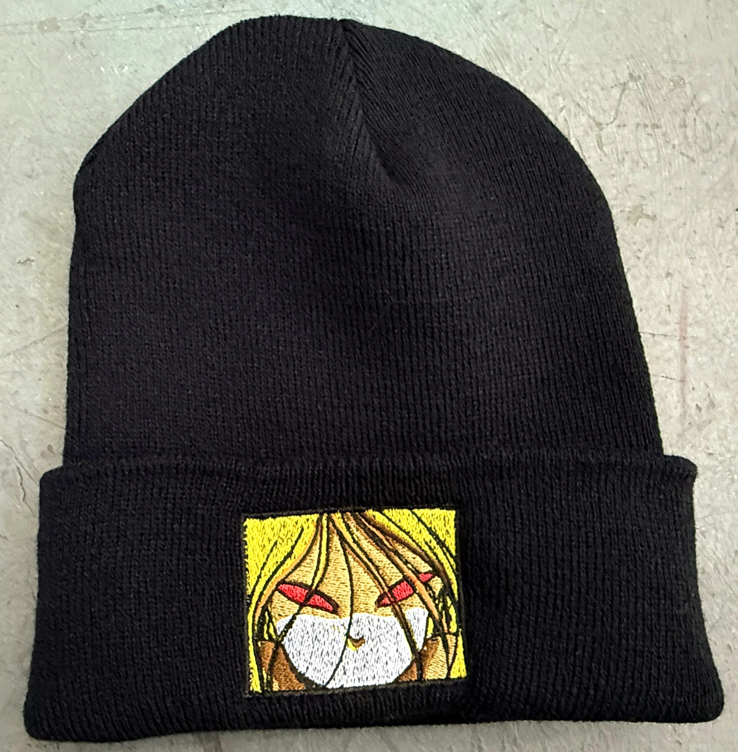 Red Eyes Beanie - BLACK - Image 3