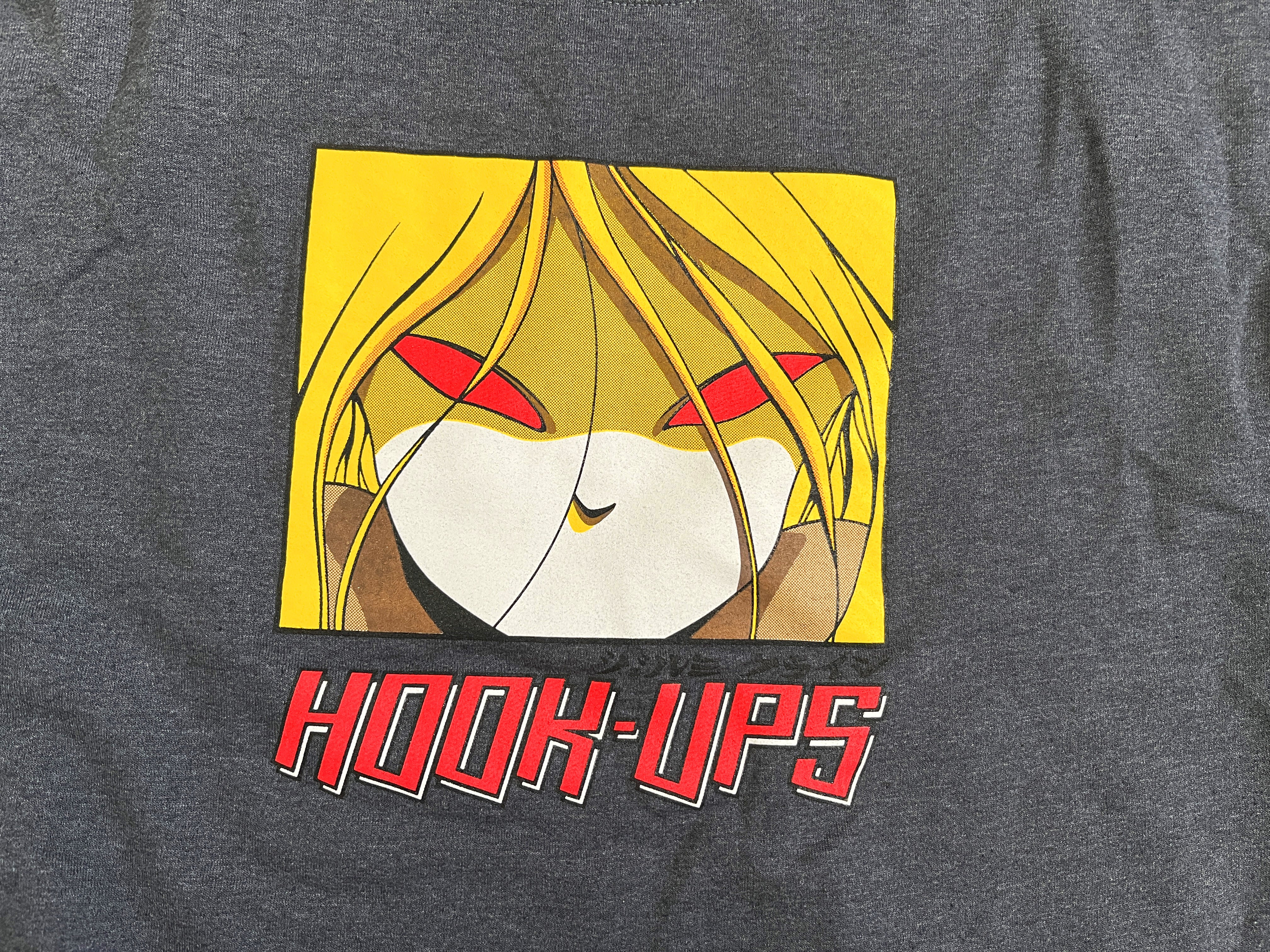Red Eyes Crew Sweatshirt - GREY - Image 3