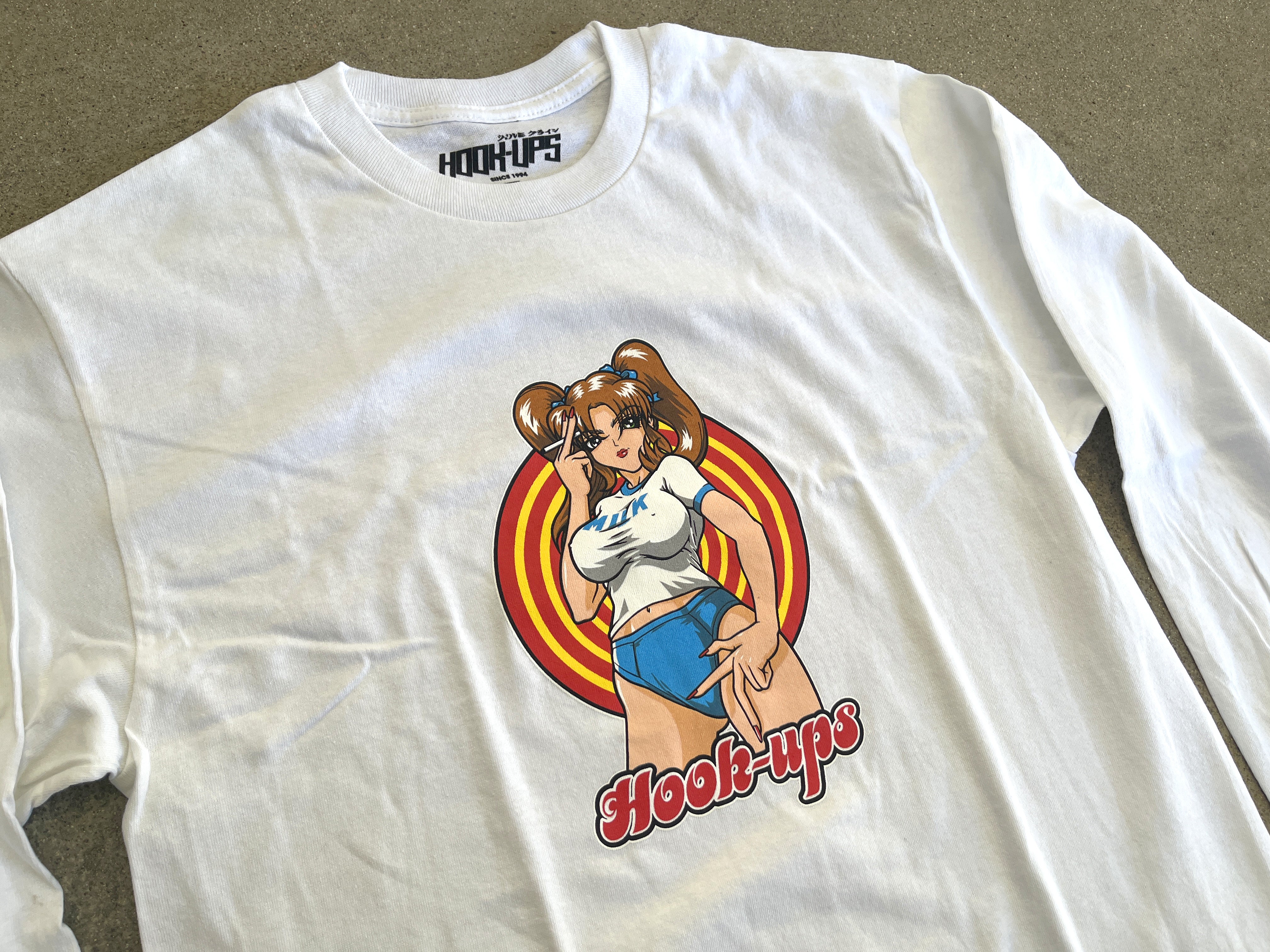Sakura LONG SLEEVE t-shirt - WHITE - Image 3
