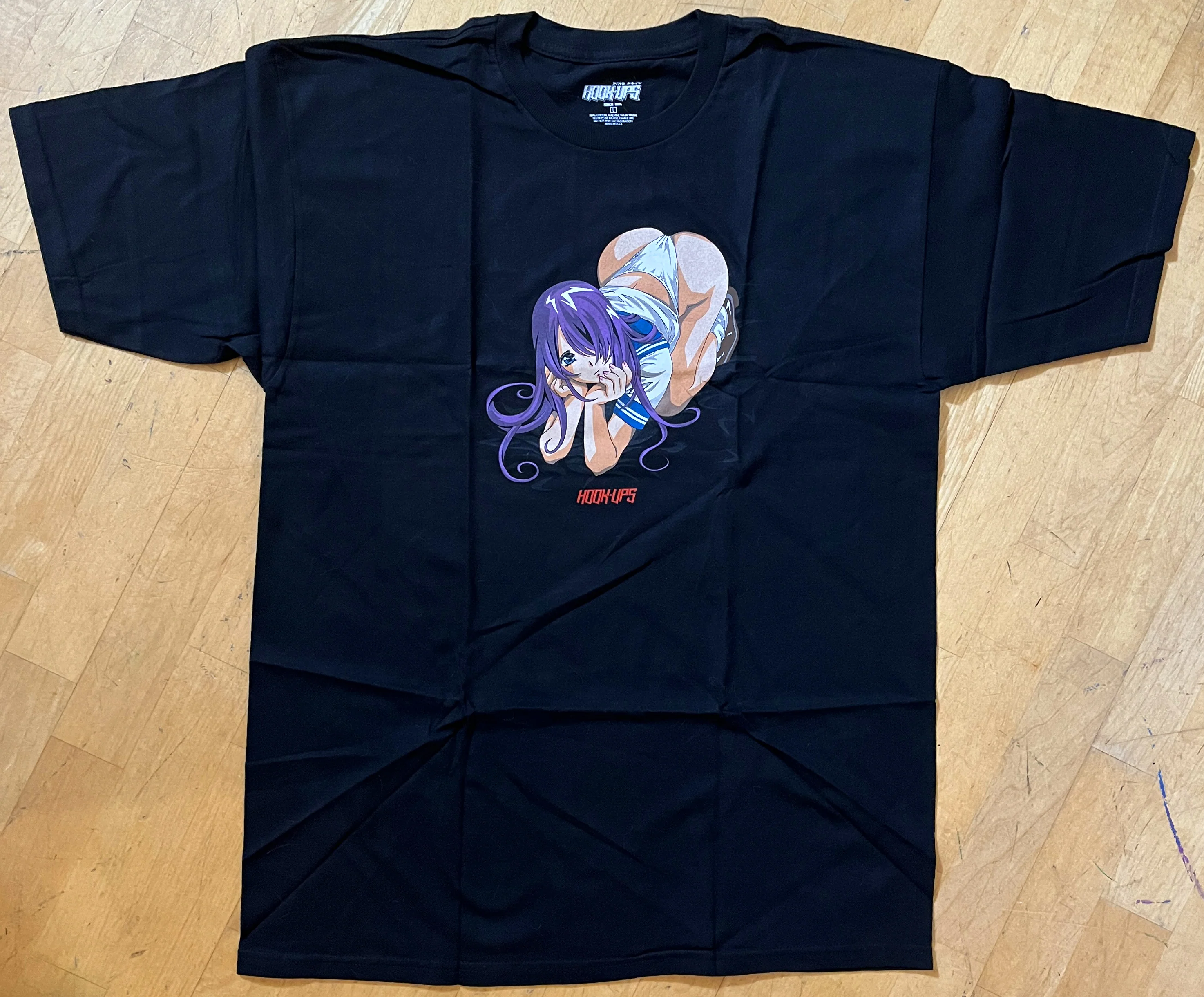 School Girl Mika T-Shirt - BLACK - NEW OLD STOCK FROM 2013 - Image 2