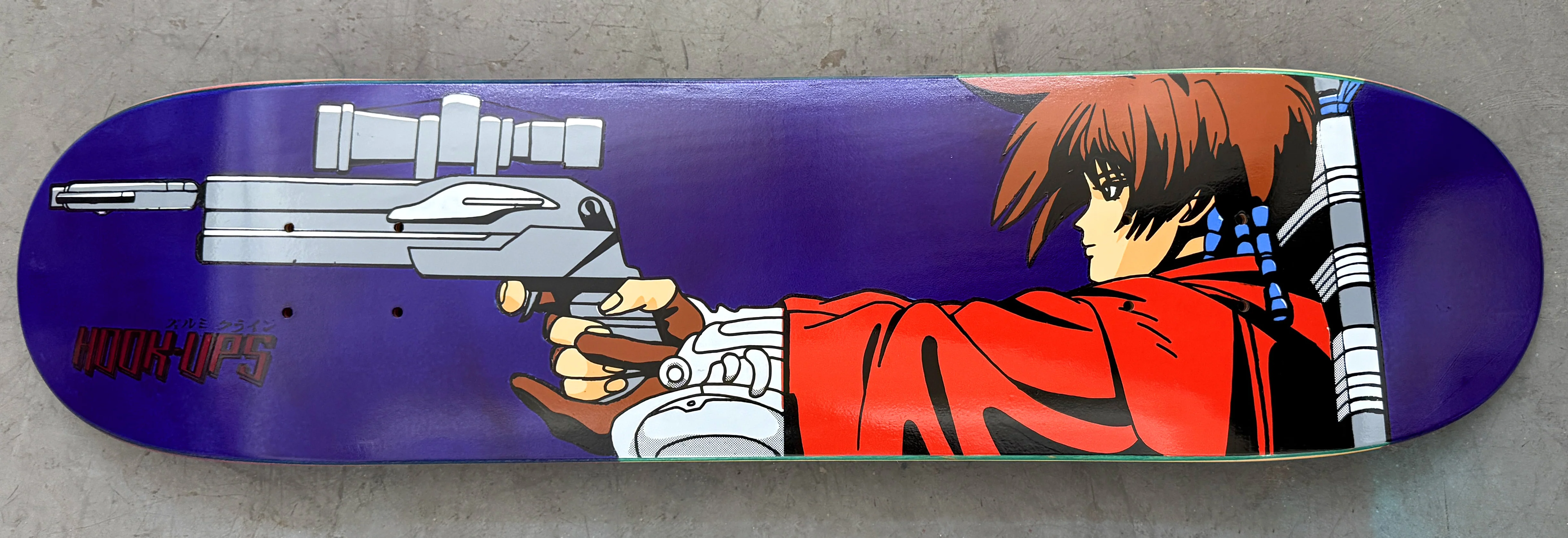 SIGNED Iria Hunter ANODIZED PURPLE 7.5 X 31 HAND SCREENED 1 OF 1 - Image 6