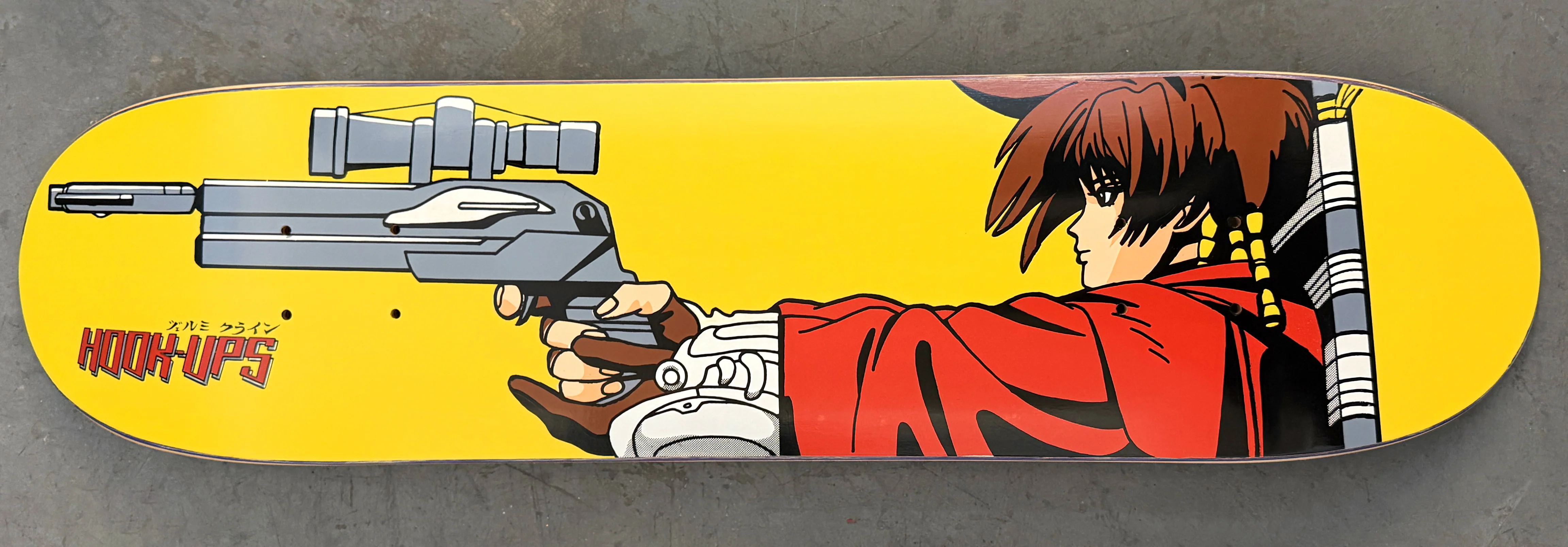 SIGNED Iria Hunter YELLOW 7.5 X 31 HAND SCREENED - Image 3