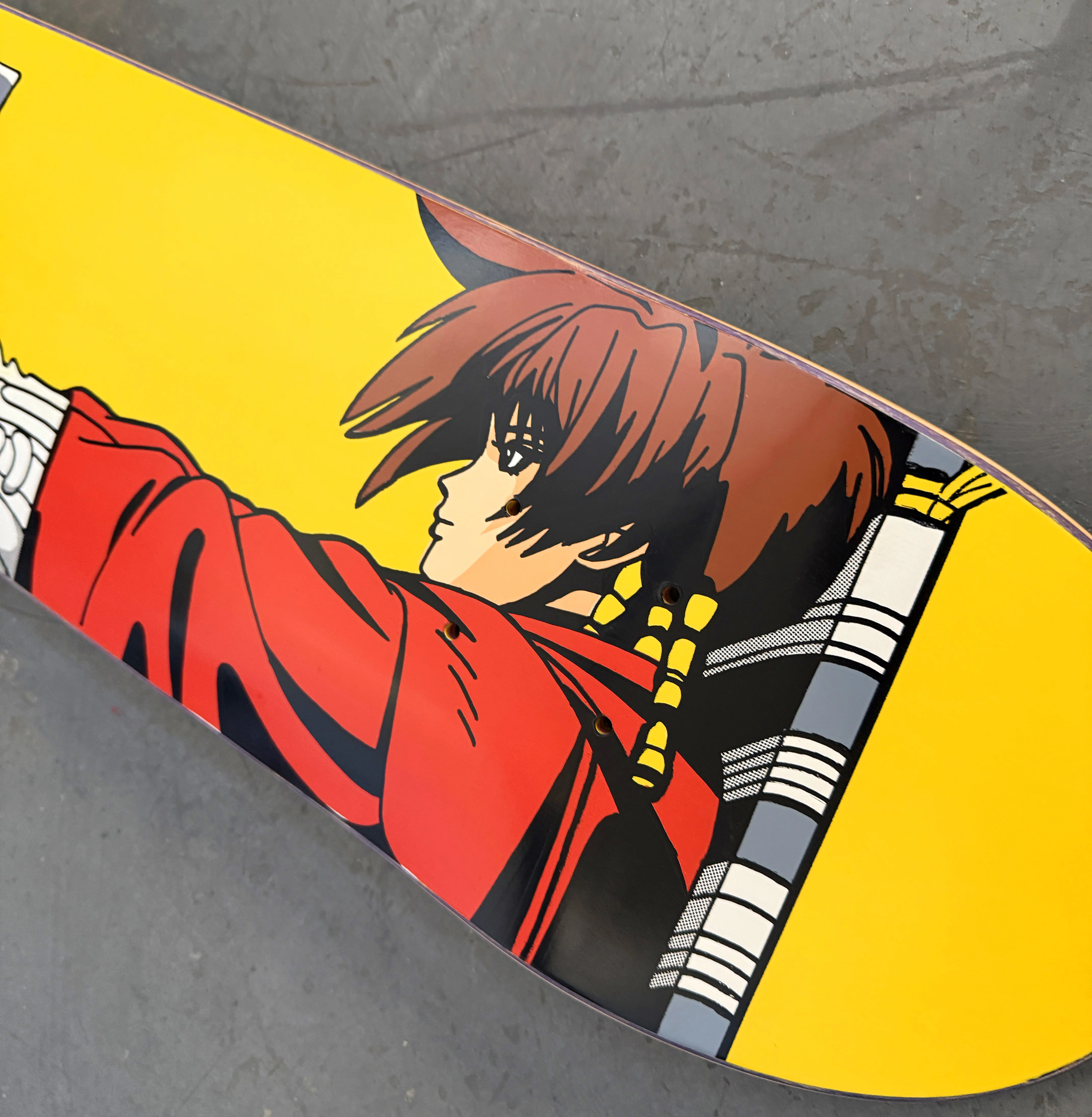 SIGNED Iria Hunter YELLOW 7.5 X 31 HAND SCREENED - Image 5